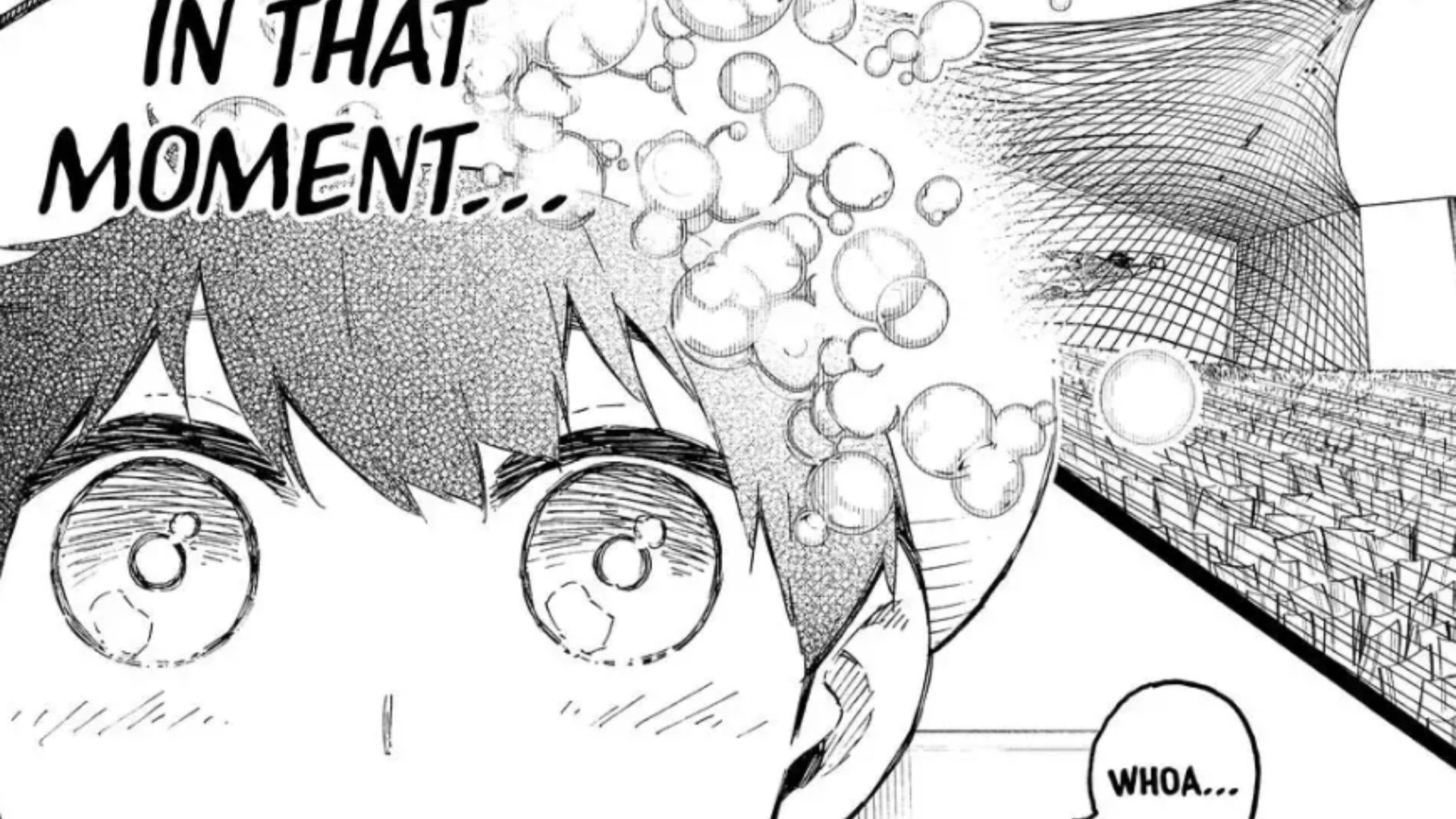 Young Isagi&#039;s first goal experience (Image Source: K Manga)