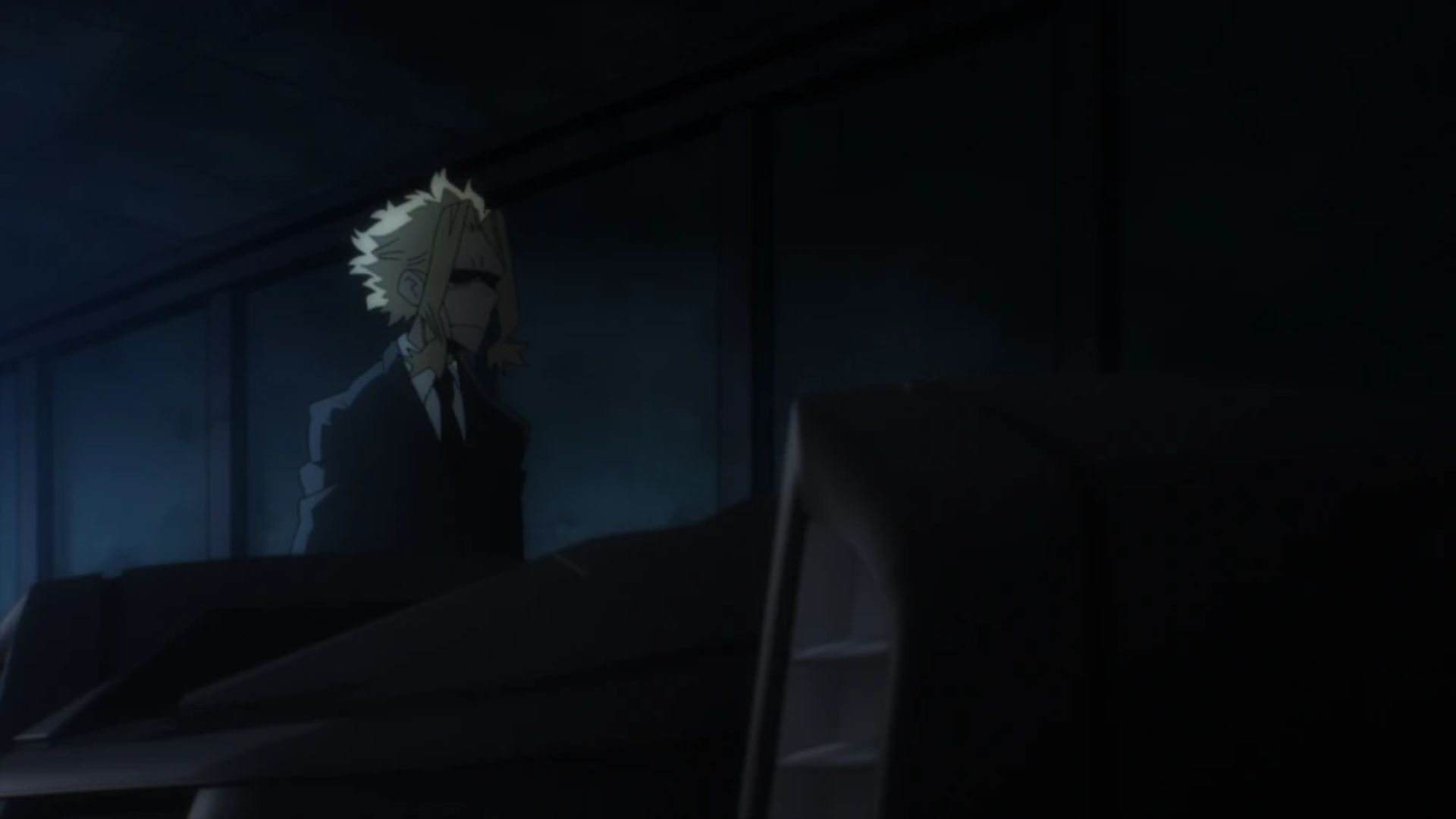 Toshinori Yagi getting ready for the final war
