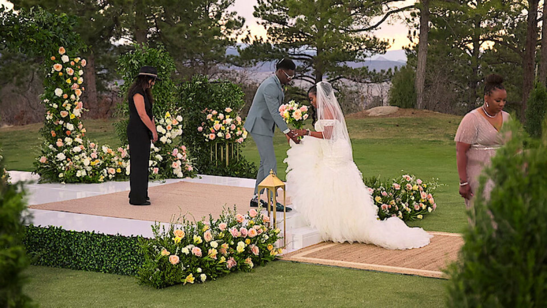 Kalybriah and Edmond from Love is Blind Season 9 | Image via Netflix/ Tudum