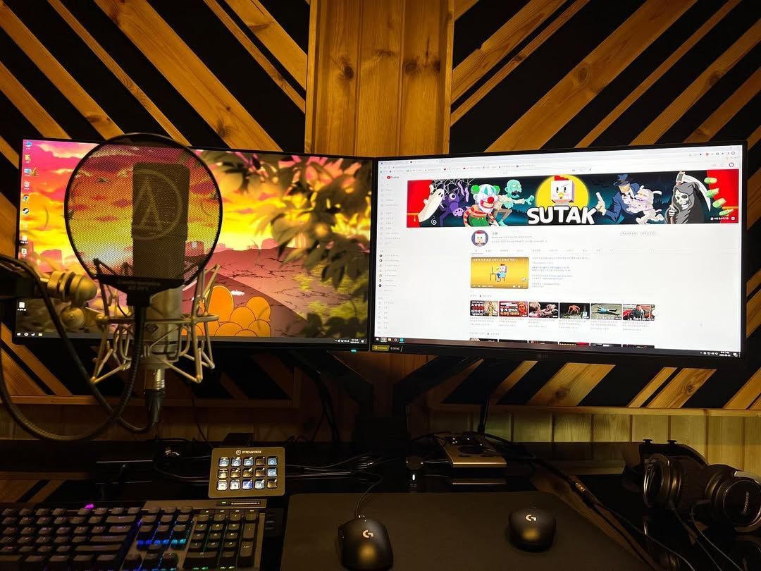 Youtuber Sutak workstation (Image via Instagram/sutak_istp)