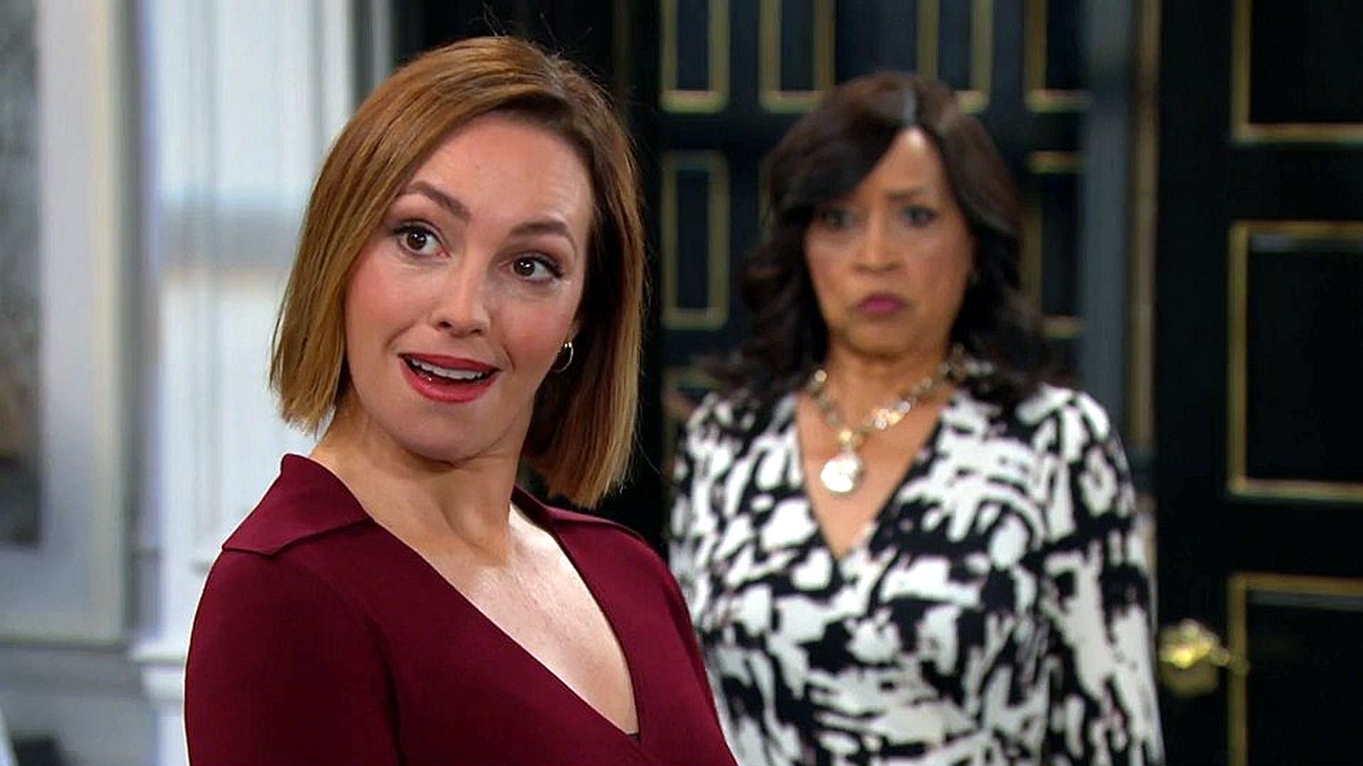 Days of Our Lives&#039; Gwen and Paulina. | Image Source: Peacock