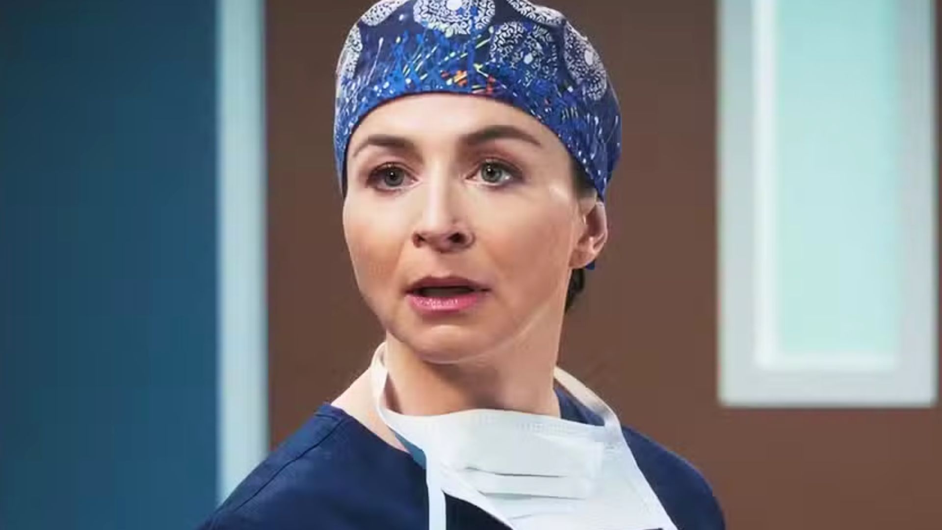 Caterina Scorsone as Dr. Amelia Shepherd in Grey&rsquo;s Anatomy Season 22 (Image via ABC)