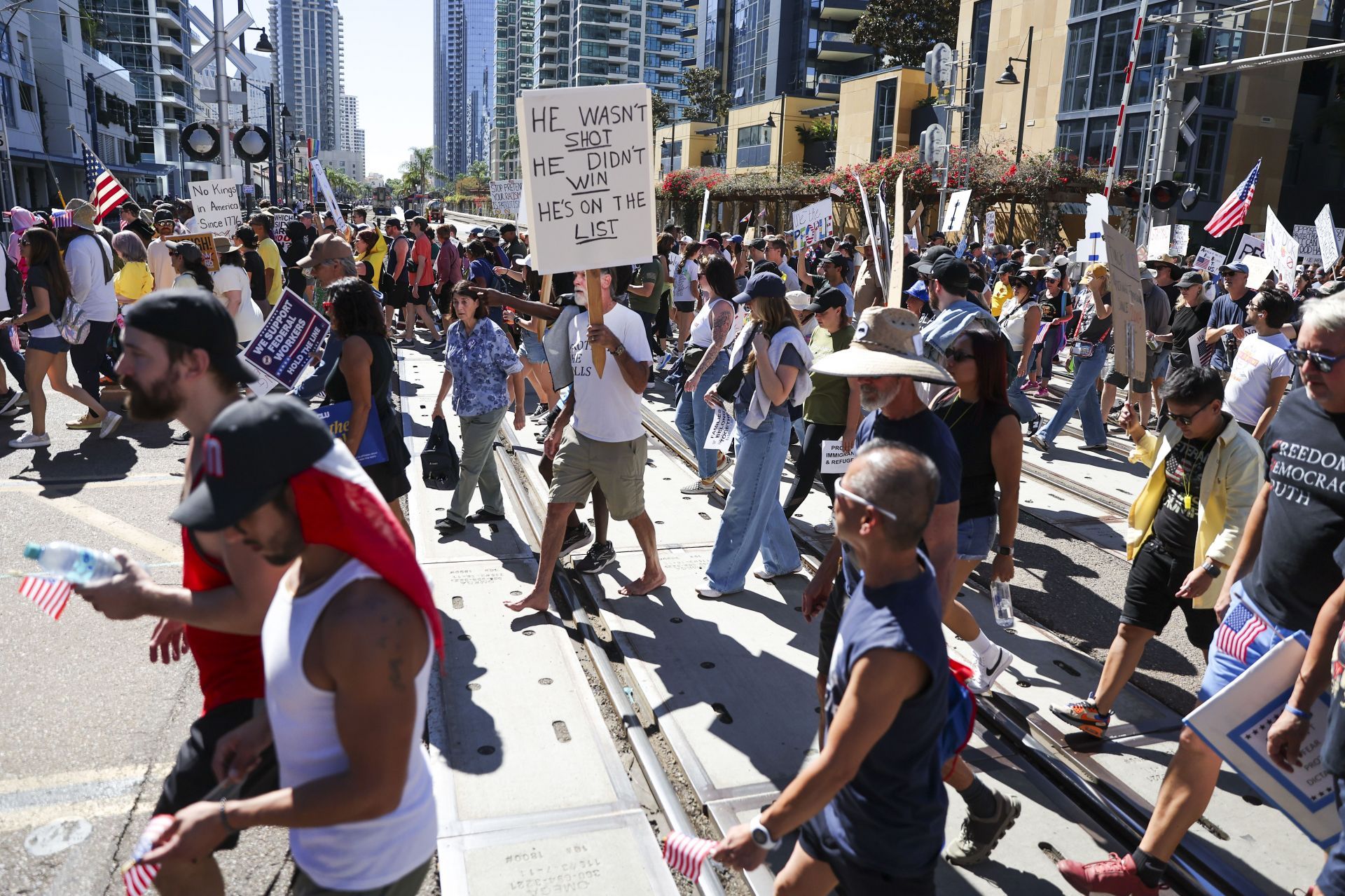 No Kings protest in San Diego - Source: Getty