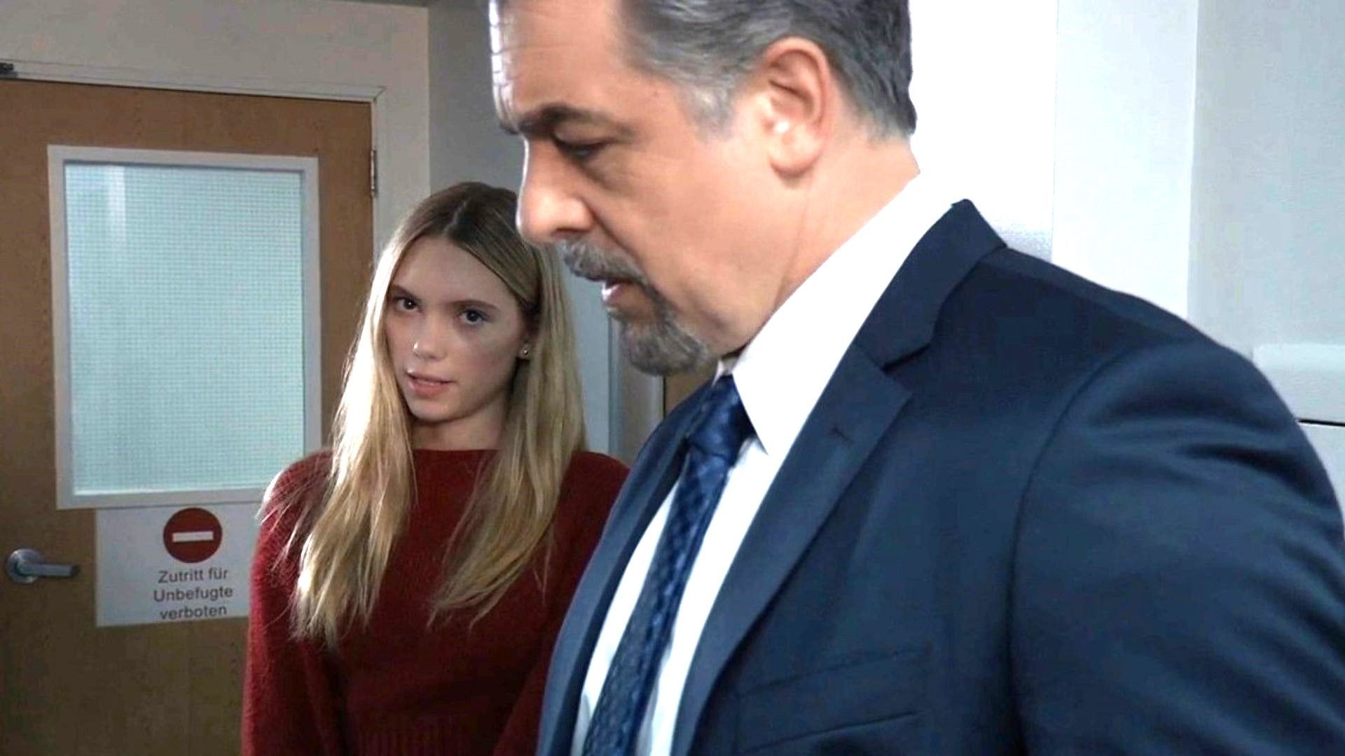 Charlotte confronted Brennan about her father&#039;s imprisonment | Image: ABC