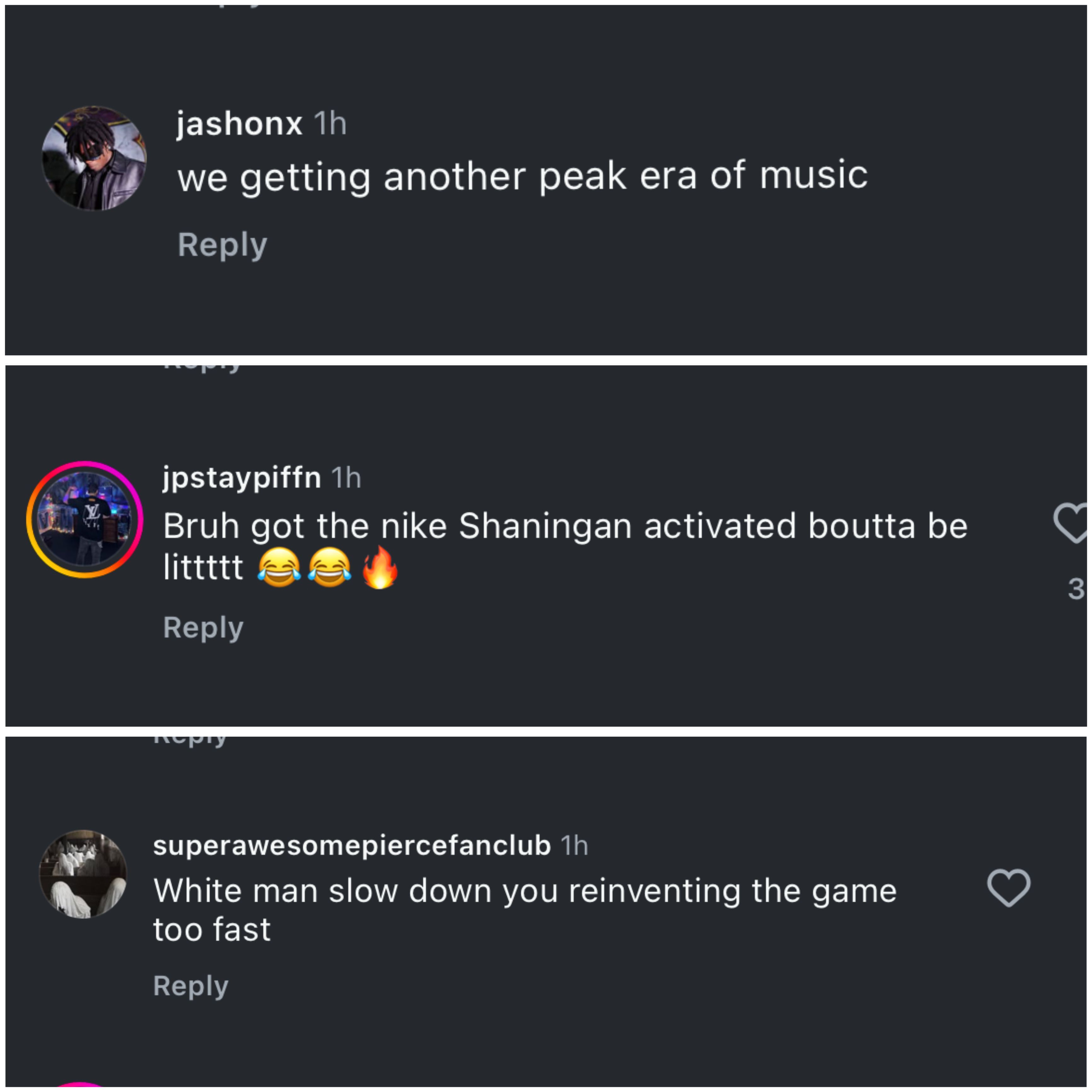 Fans reacted to the rapper&rsquo;s post (Image via Instagram/@yeat)
