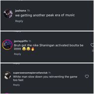 Fans reacted to the rapper’s post (Image via Instagram/@yeat)