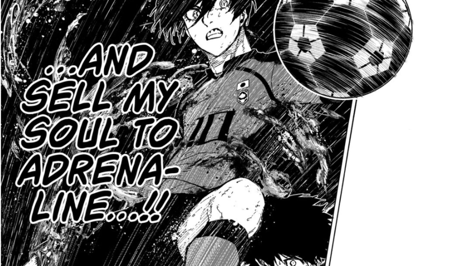 Rin&#039;s goal over Isagi (Image Source: K Manga)