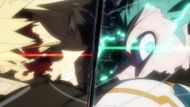 Deku and Bakugo as seen in My Hero Academia Season 8 Episode 3 (Image credit: Studio Bones)