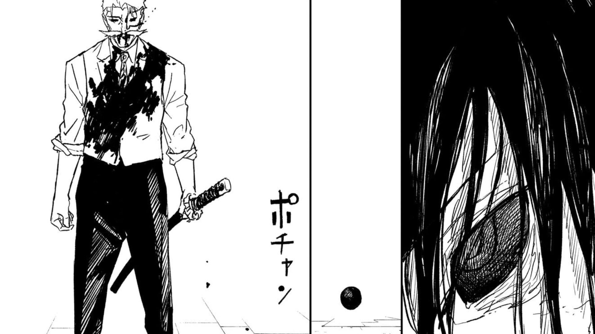 Master Swordsman with Magatsumi (Image Credits: Shueisha)