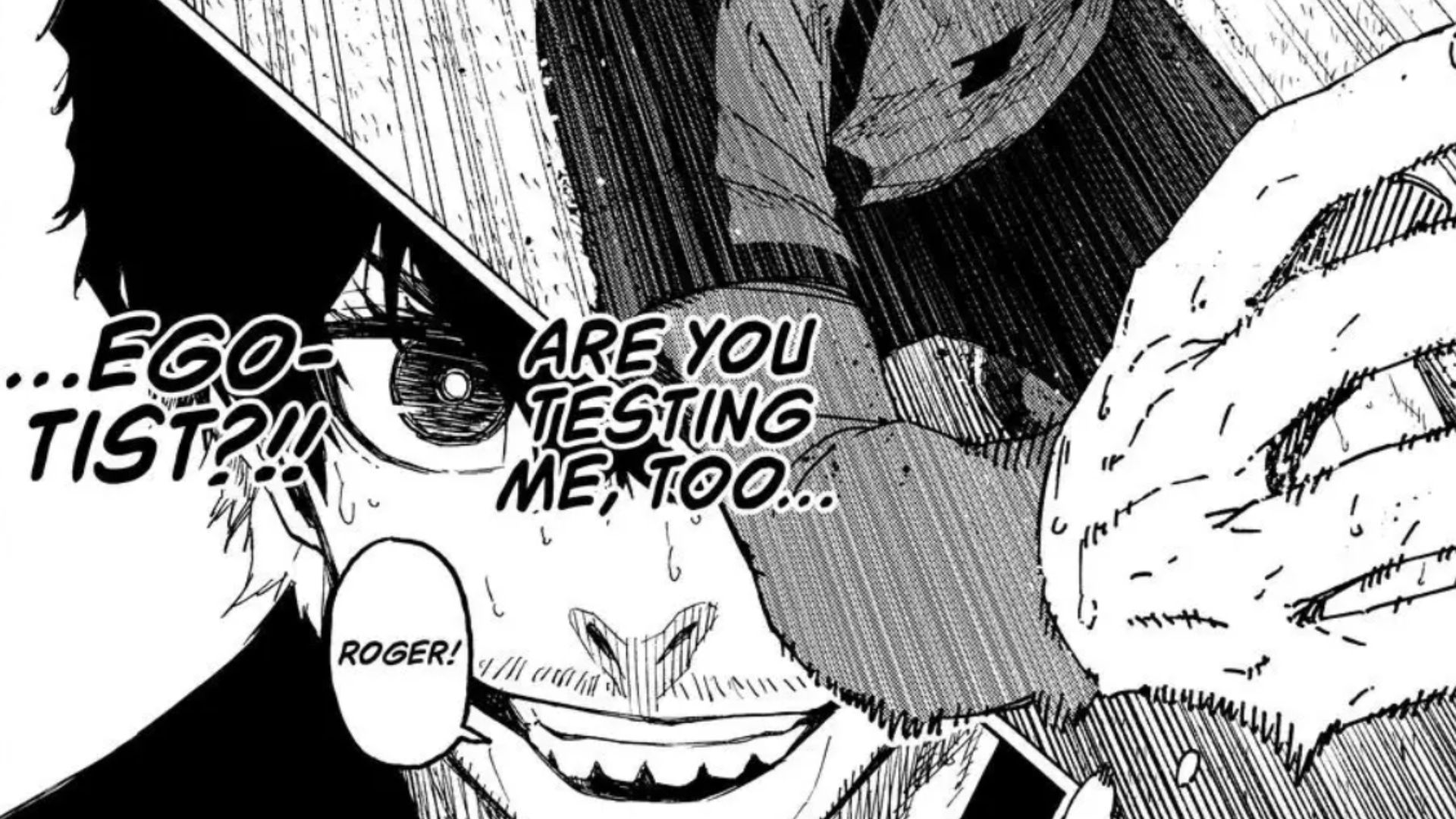 Isagi leaves the defense to Aiku (Image Source: K Manga)