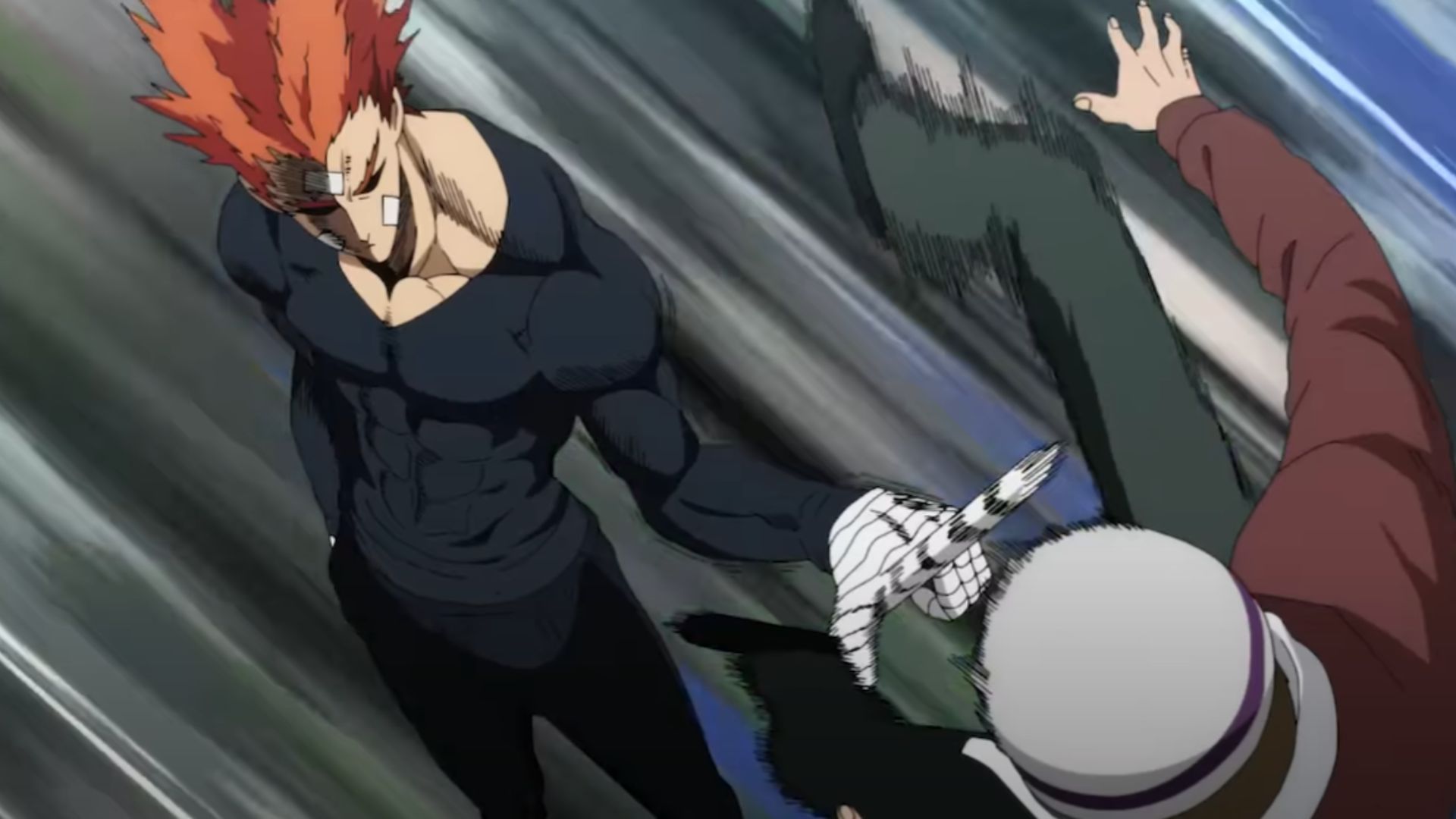 Garou wandering in the streets (Image Source: Studio J.C. Staff)