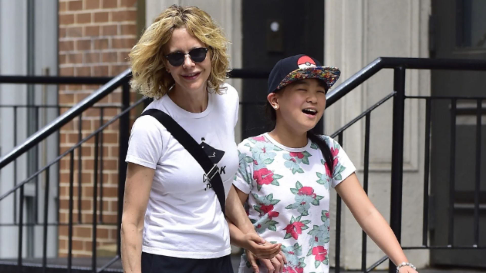 Celebrity Sightings in New York City - May 30, 2016  NEW YORK, NY - MAY 30: Meg Ryan and Daisy True Ryan are seen in Soho on May 30, 2016 in New York City. (Photo by Alo Ceballos/GC Images)