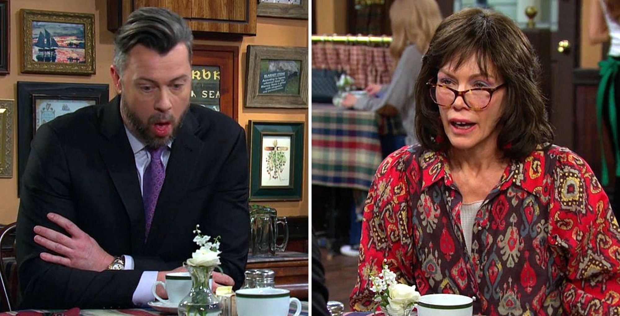 Days of Our Lives&#039; EJ and Susan Banks. | Image Source: Peacock