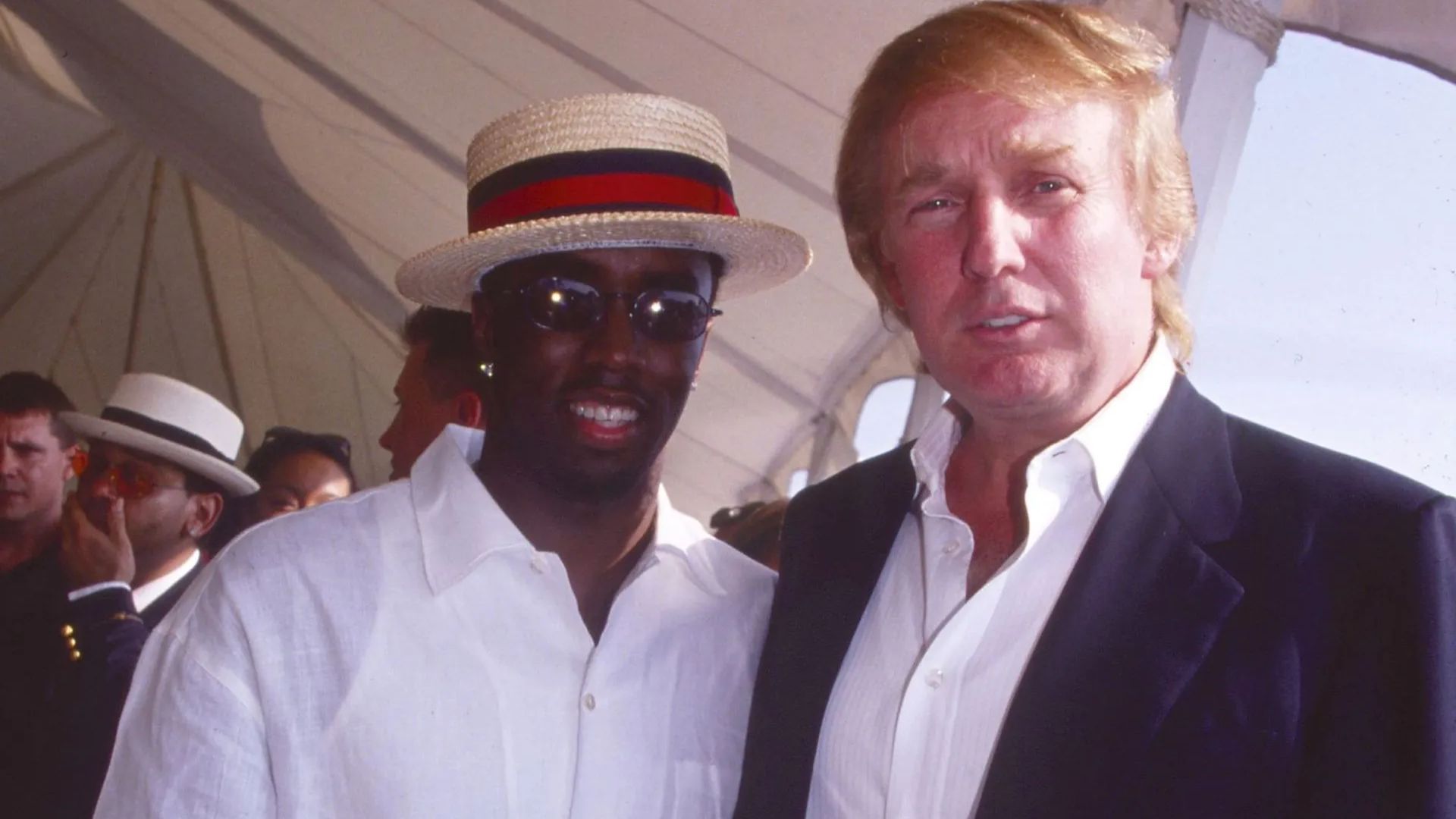 POTUS Donald Trump and Diddy (Image via Getty)