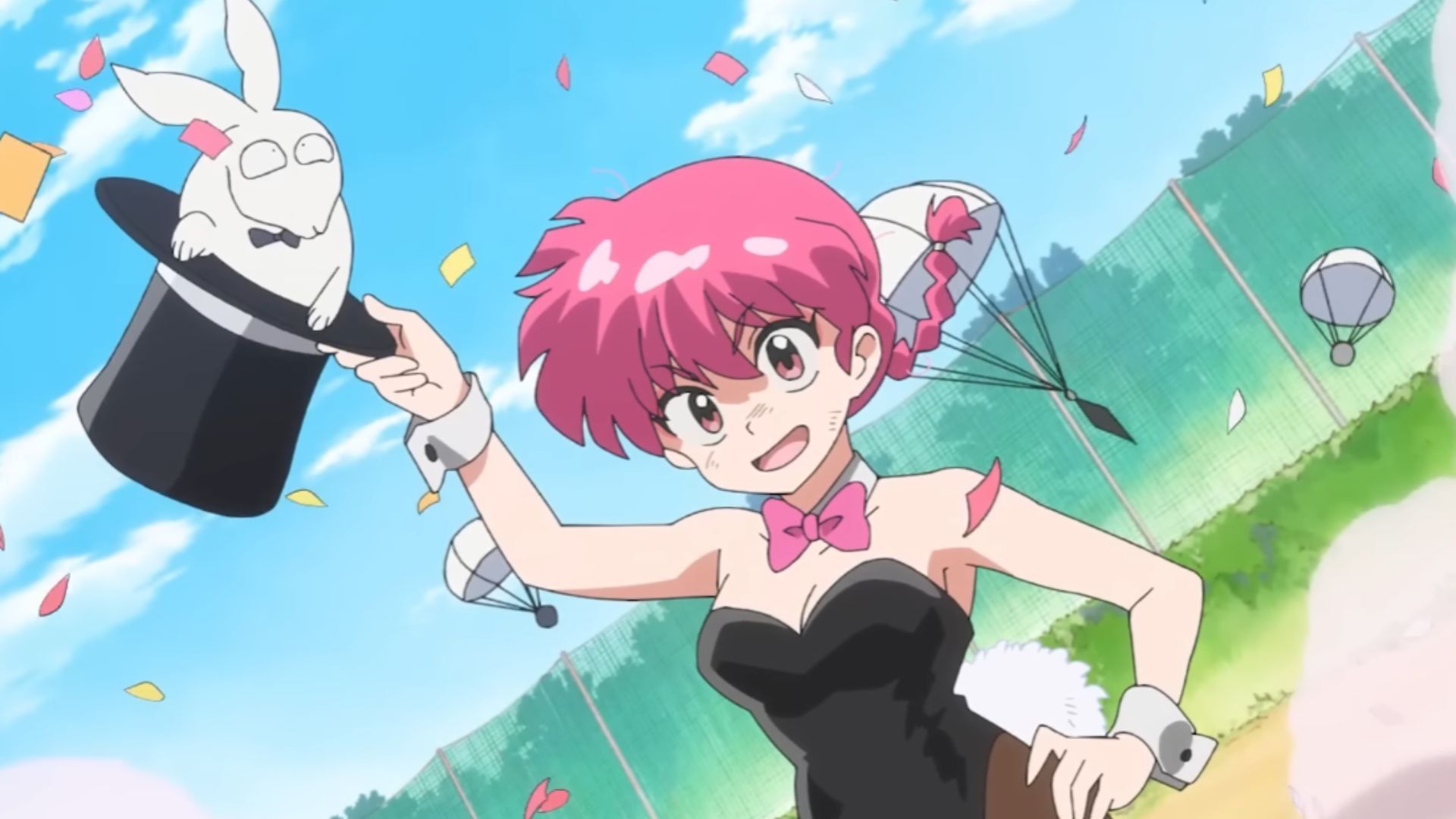 Ranma&#039;s female form&#039;s bunny girl costume (Image Source: MAPPA Studio)