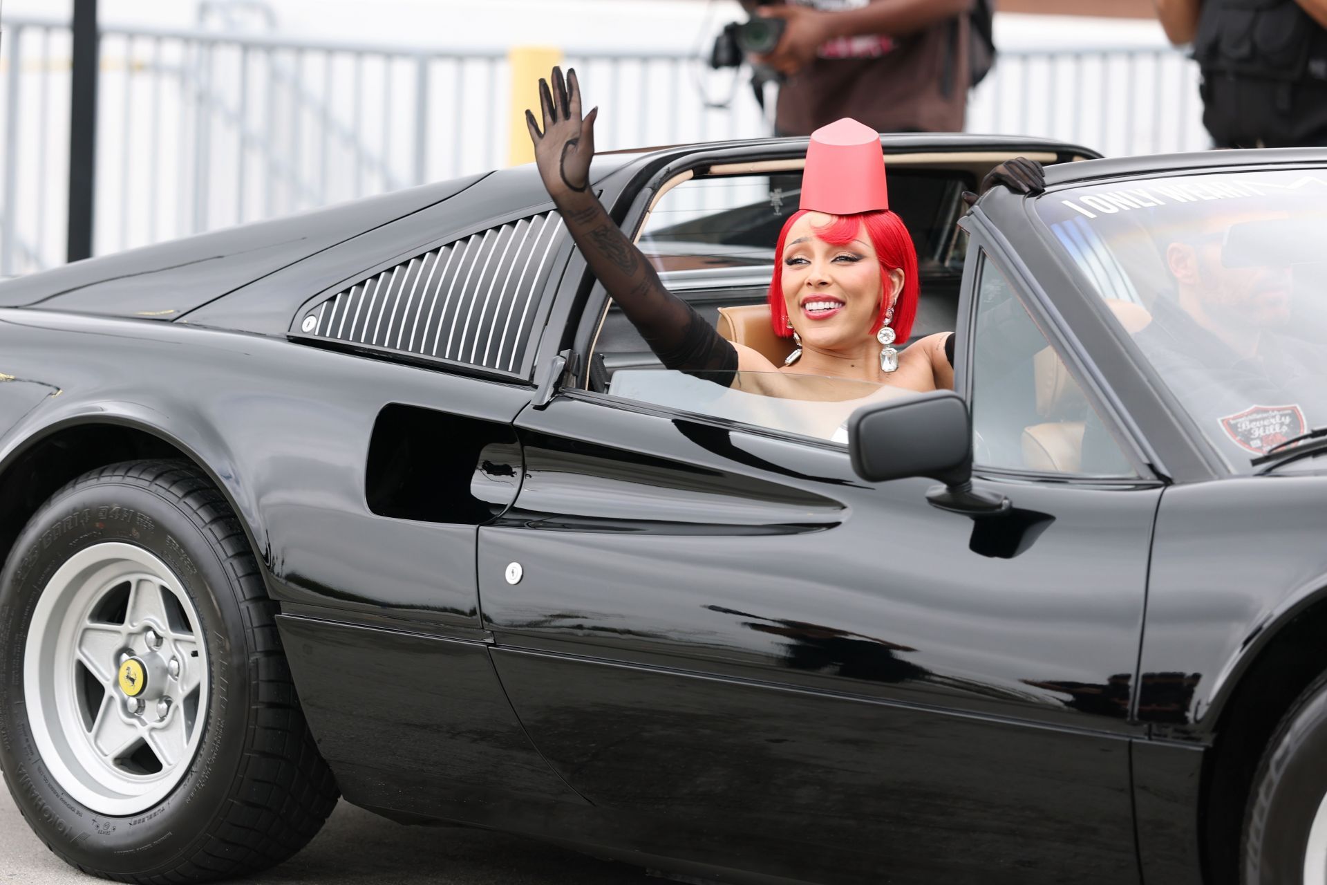 Doja Cat Surprises Fans To Celebrate Match Day - Source: Getty