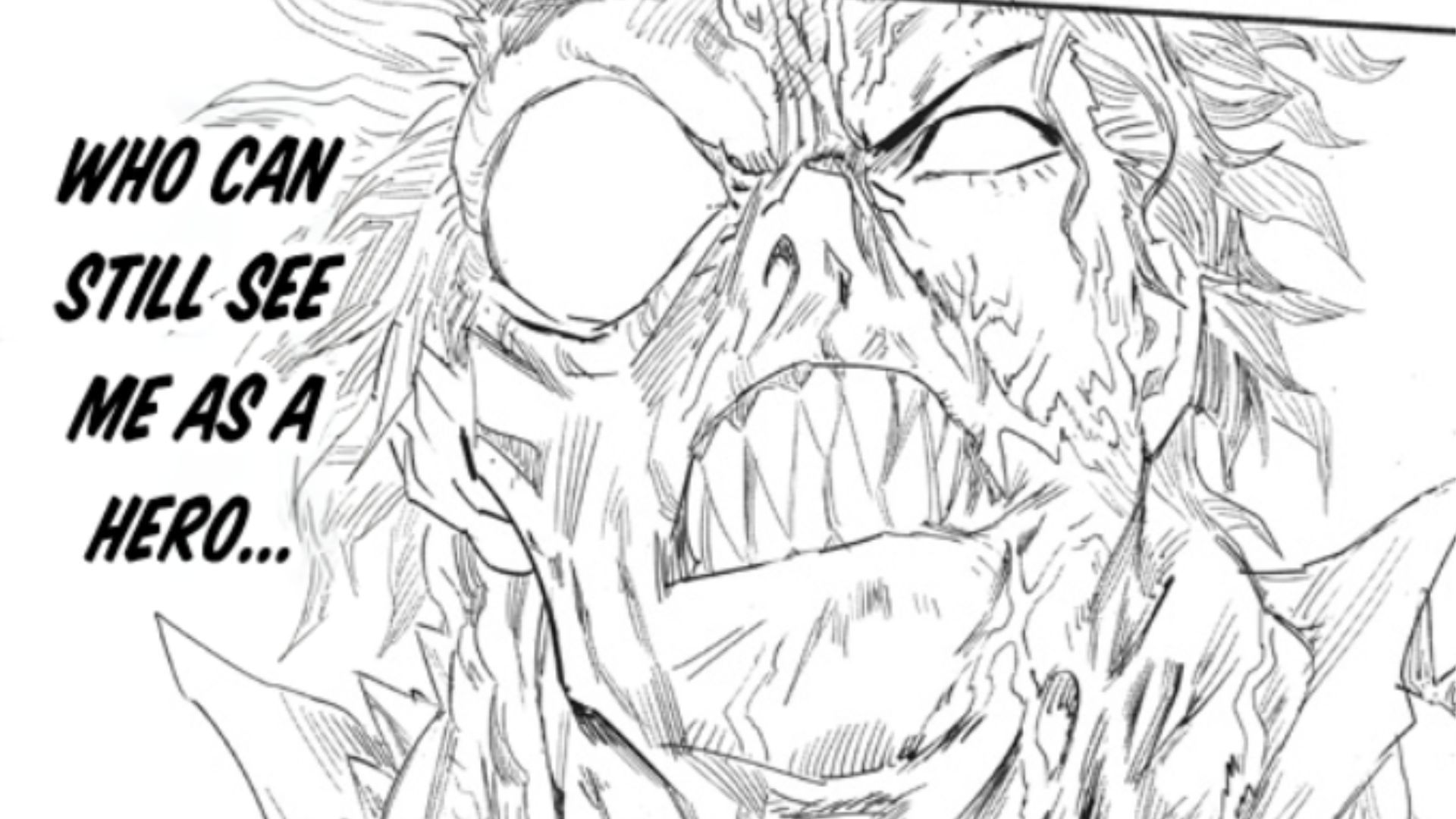 Amai Mask&#039;s monster form exposed to the public (Image Source: VIZ)