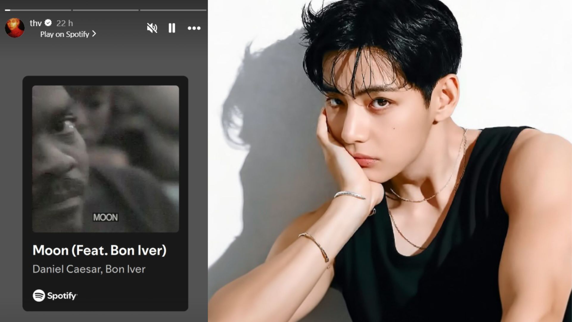BTS&rsquo; Taehyung shares Daniel Caesar&rsquo;s Moon on his IG story after Jungkook