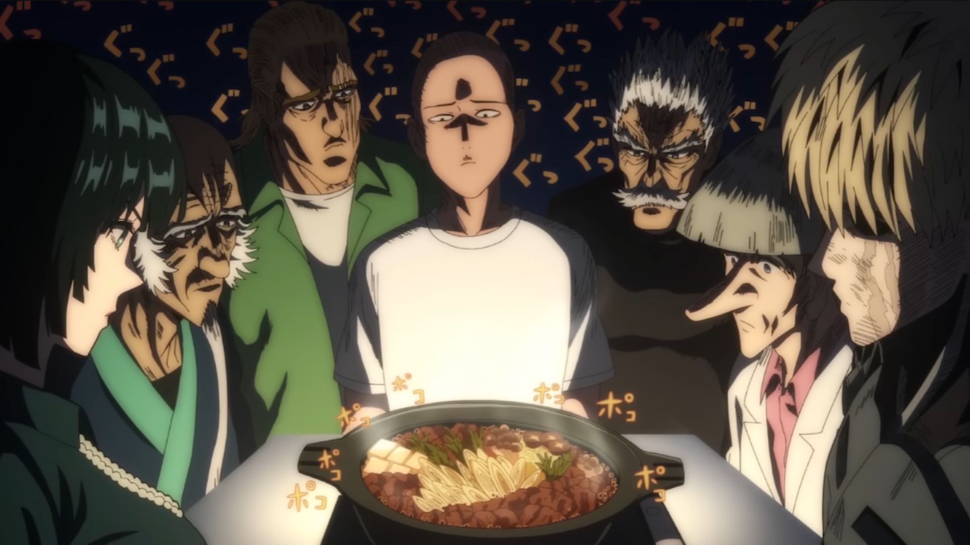 The hot-pot scene from the series (Image Source: J.C. Staff)