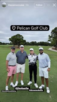 Connor Cruise's Instagram story. (Image via Instagram/@theconnorcruise)