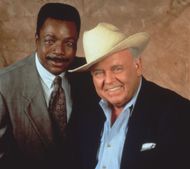 Carl Weathers (left) (Image via Getty)