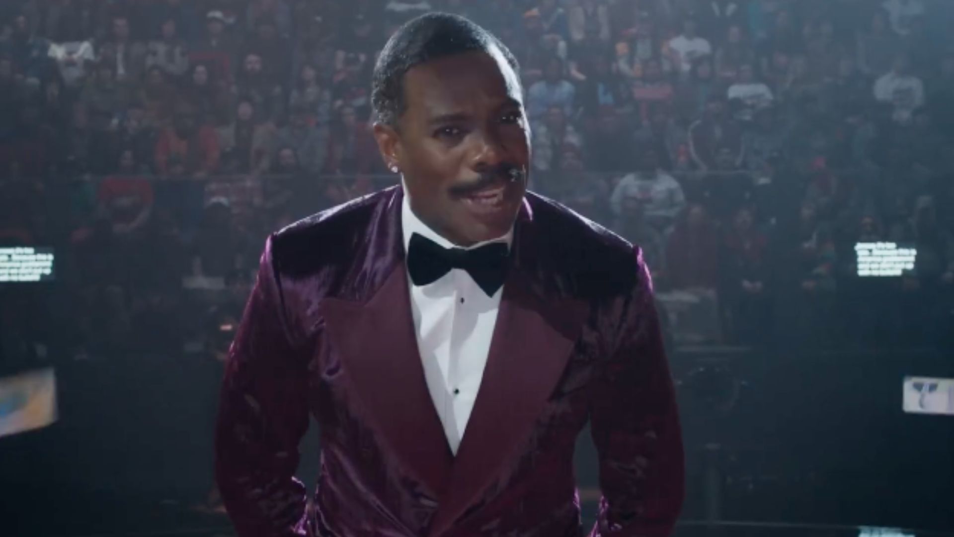 A still from &#039;The Running Man&#039; | Image via @Youtube/ParamountPictures