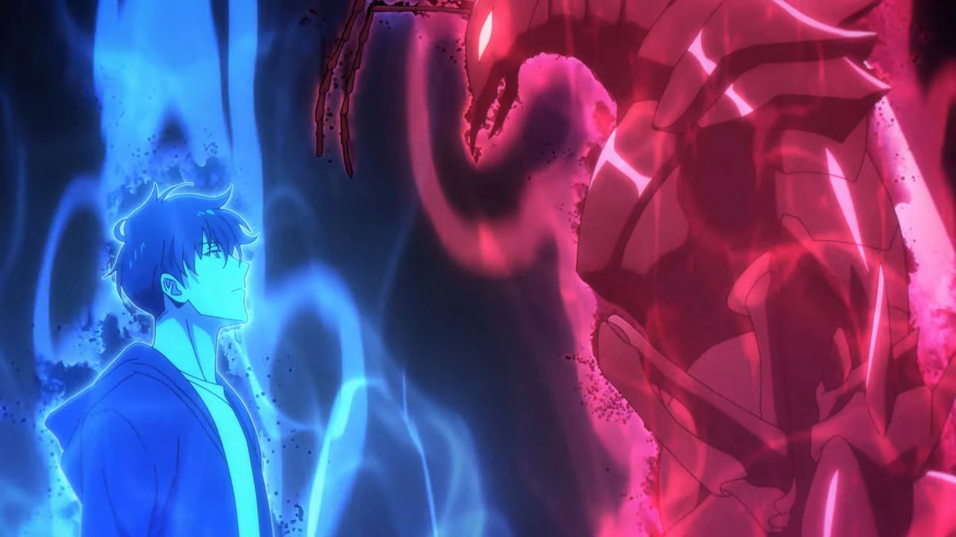 Sung Jinwoo and The Ant King (Image Credit: A-1 Pictures)