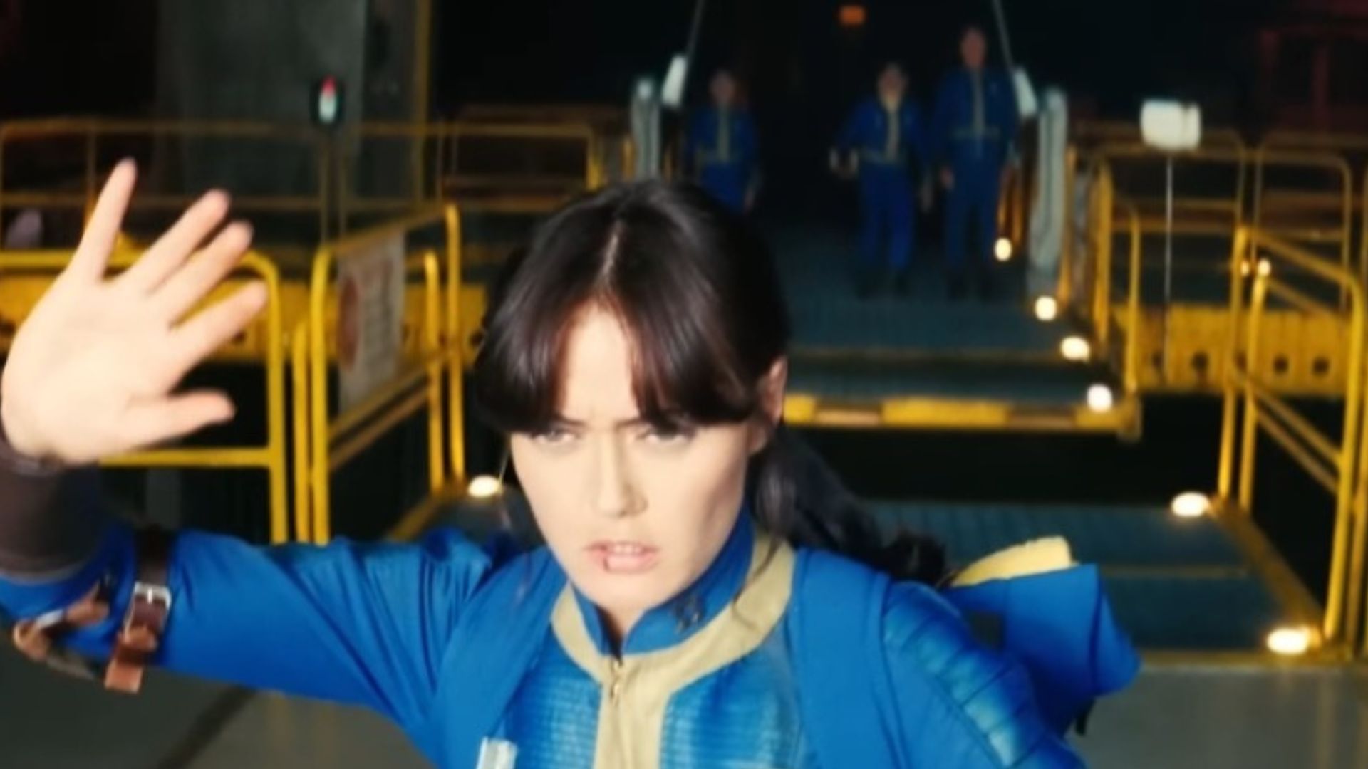 Ella Purnell as Lucy in Fallout Season 1 (Image Via YouTube/Prime Video)