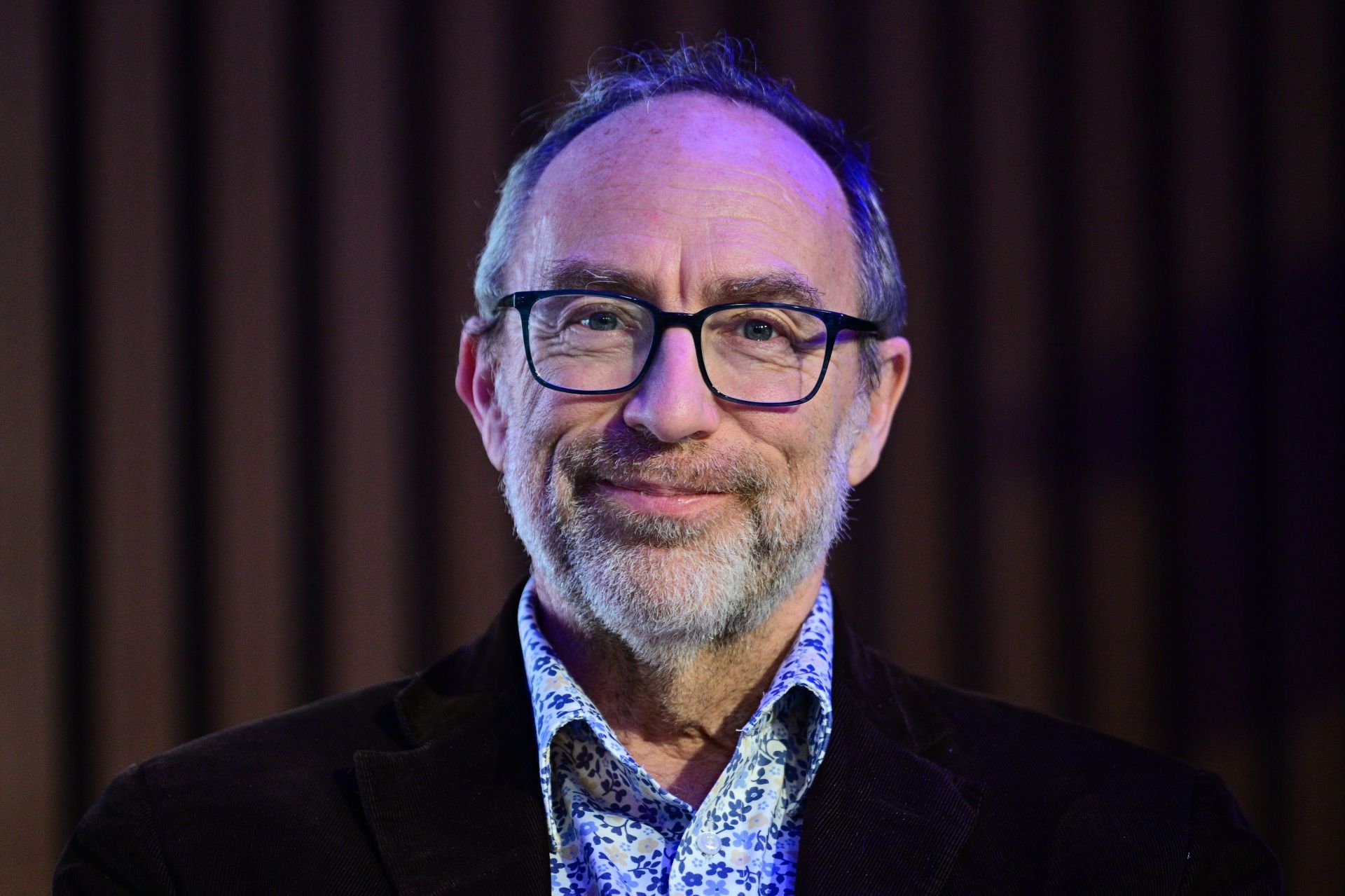 Wikipedia founder Wales presents his book &quot;Trust&quot; - Source: Getty