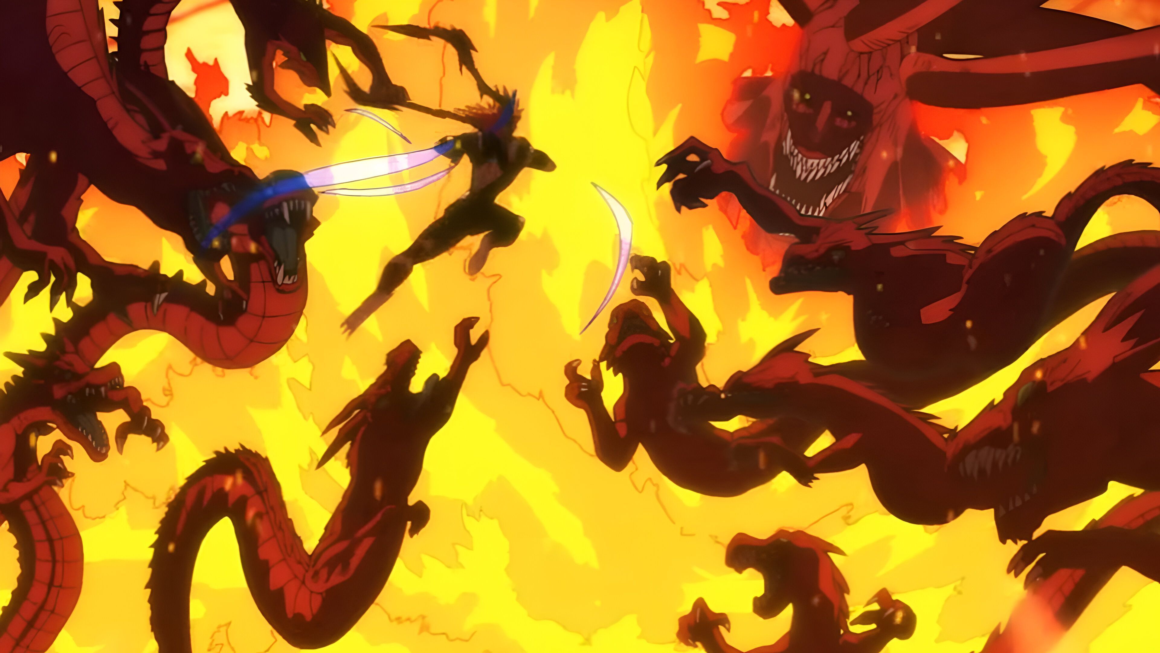 Garou vs. Monster King Orochi 