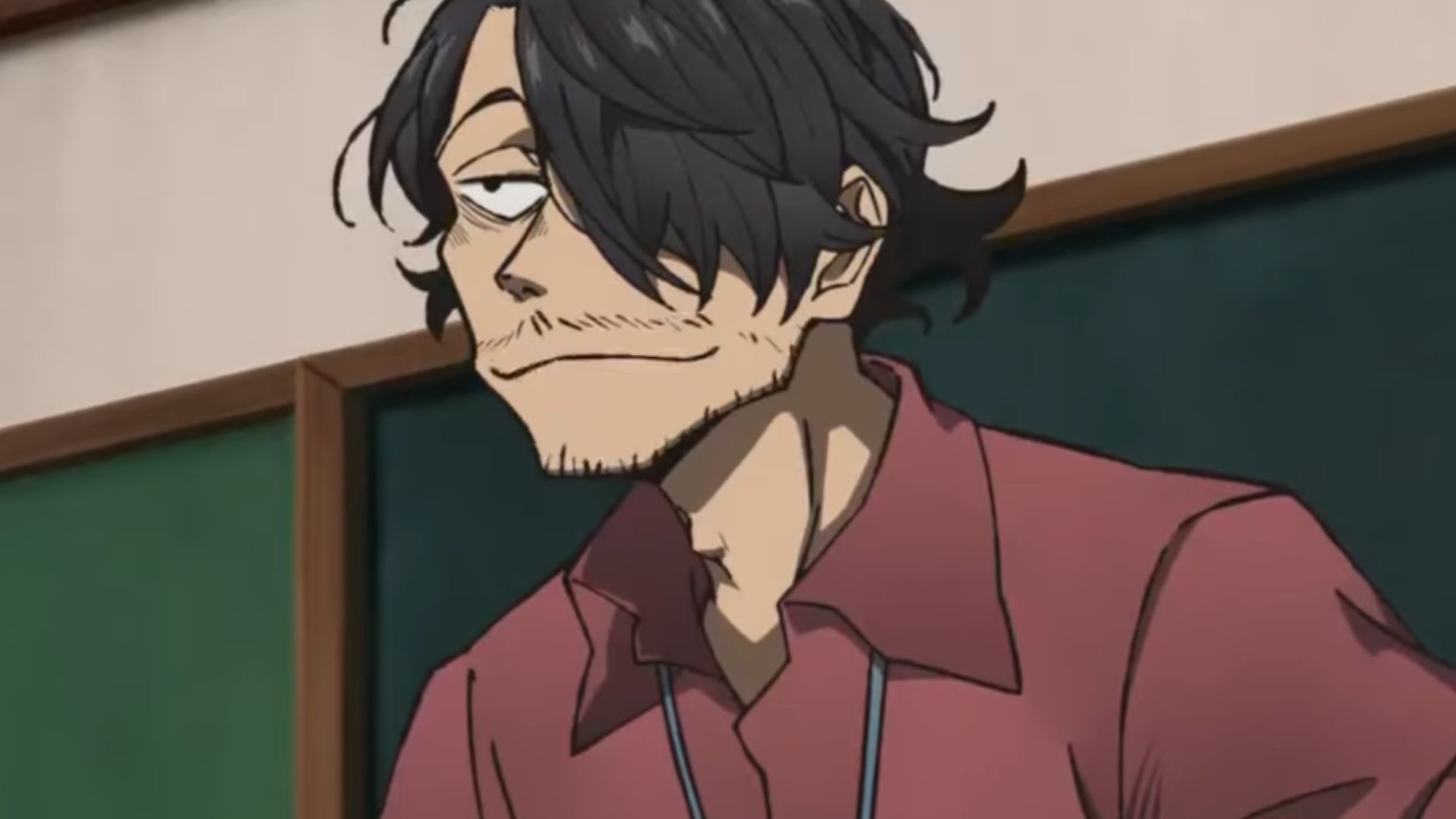 New PE teacher, Yagiuda (Image Source: Science SARU)