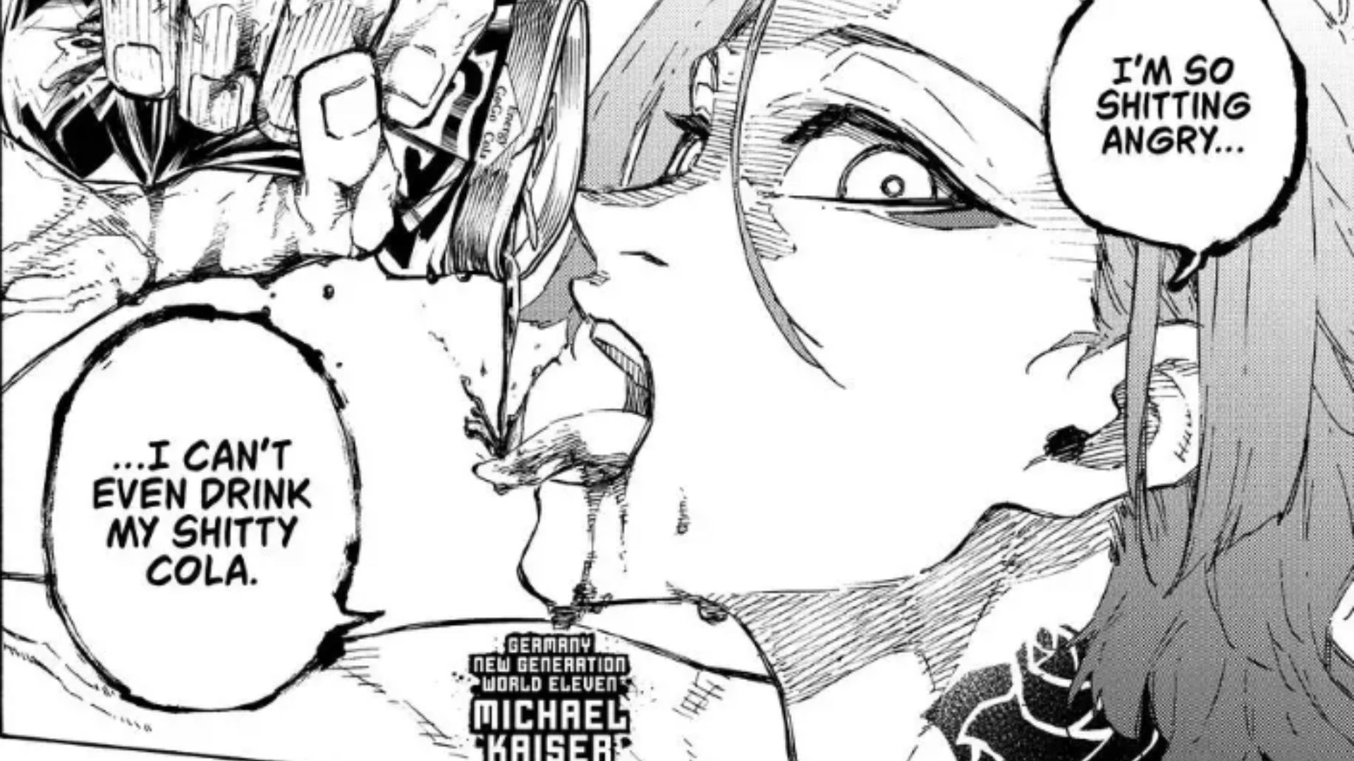 Michael Kaiser&#039;s frustration over Isagi (Image Source: K Manga)