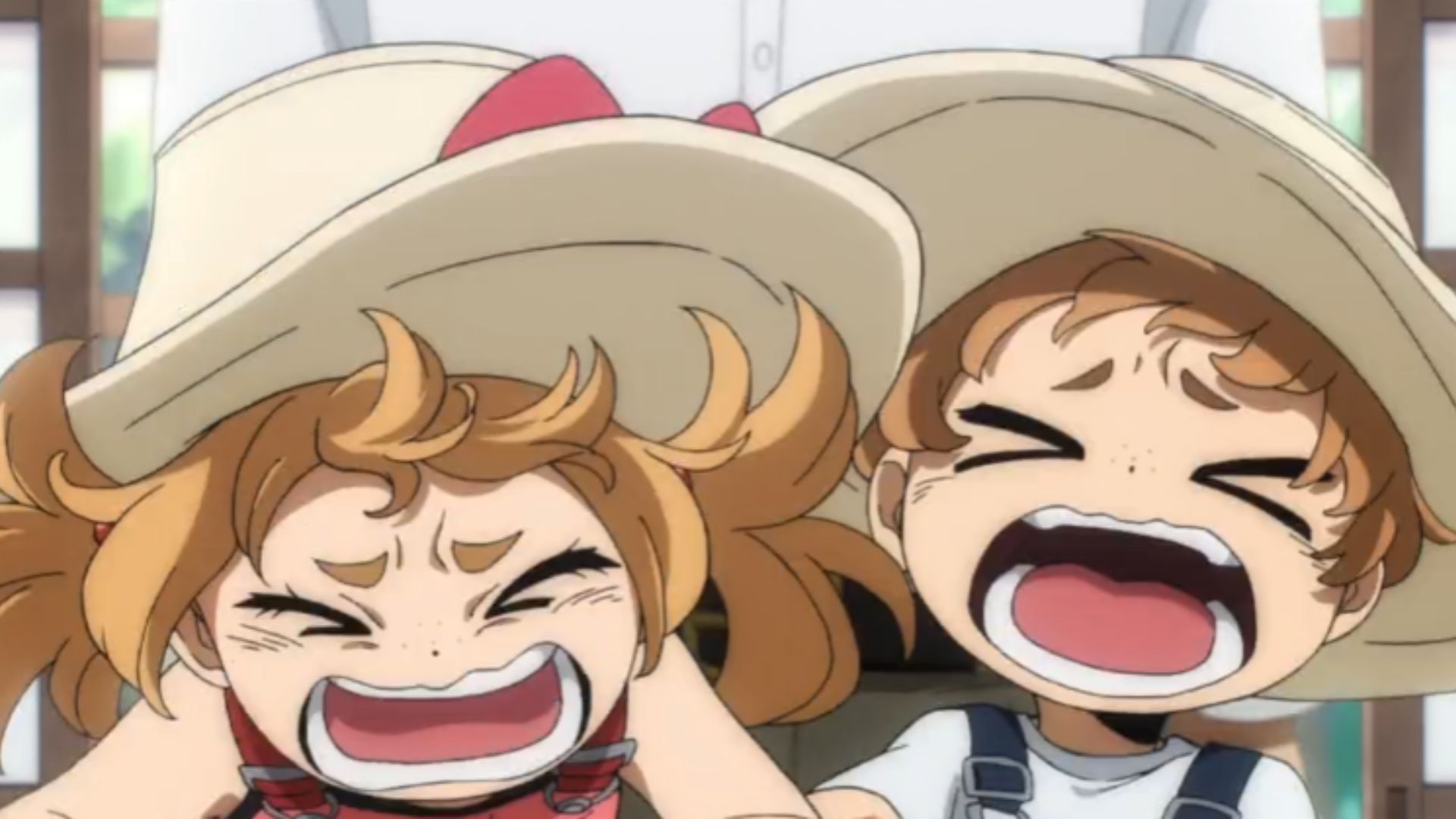 Mahoro (left) and Katsuma Shimano (right) as seen in the final season (Image Source: Studio Bones)