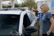 Pluribus Episode 4: Why does Manousos write "es Turca"? (Image Via Apple TV)