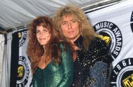 David Coverdale and Tawny Kitaen - Source: Getty