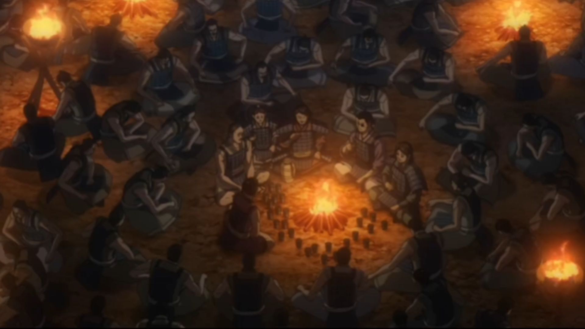 Xin army resting after capturing the Liewei fortress (Image Source: Studio Pierrot)