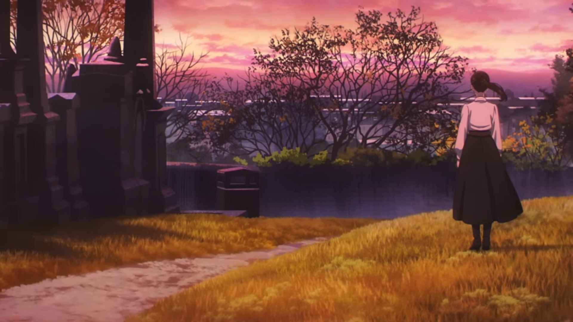 An Edwardian era setting in Love Through a Prism anime (Image Source: WIT Studio)