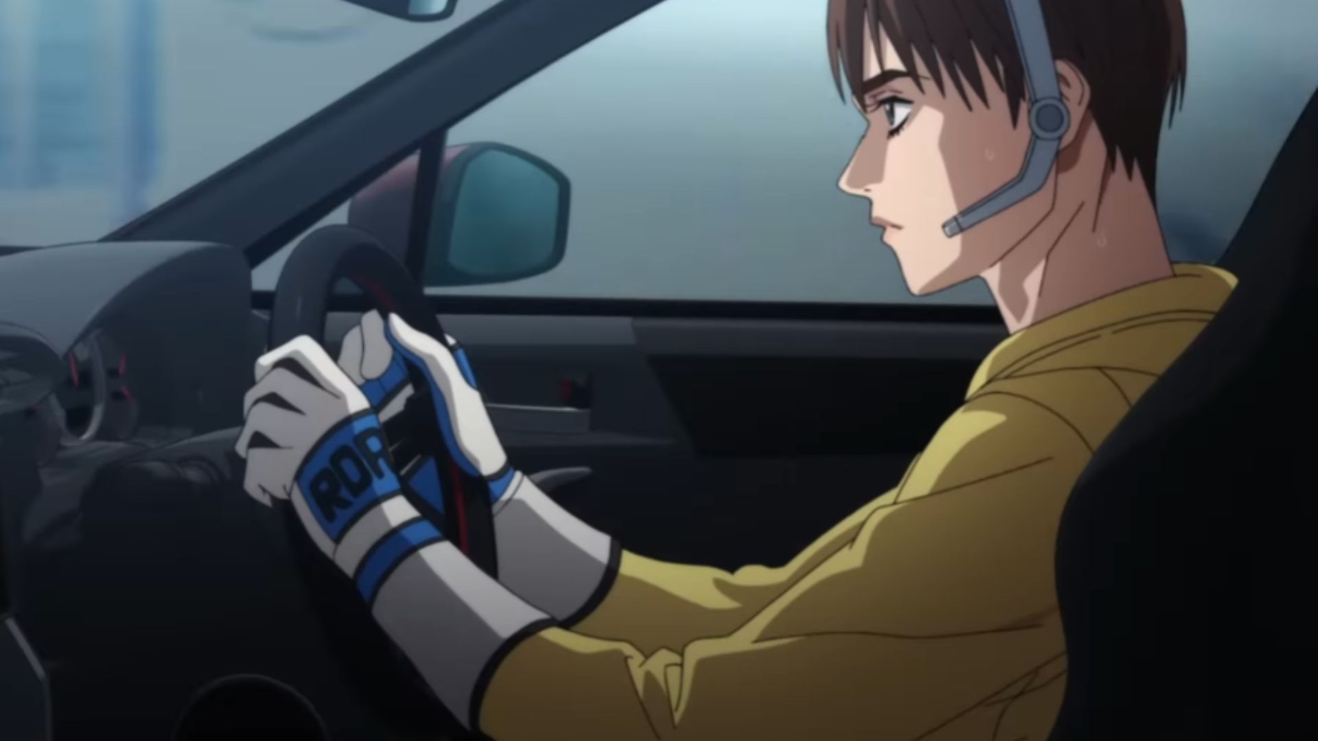 Katagiri as seen inside the racing car (Image Source: