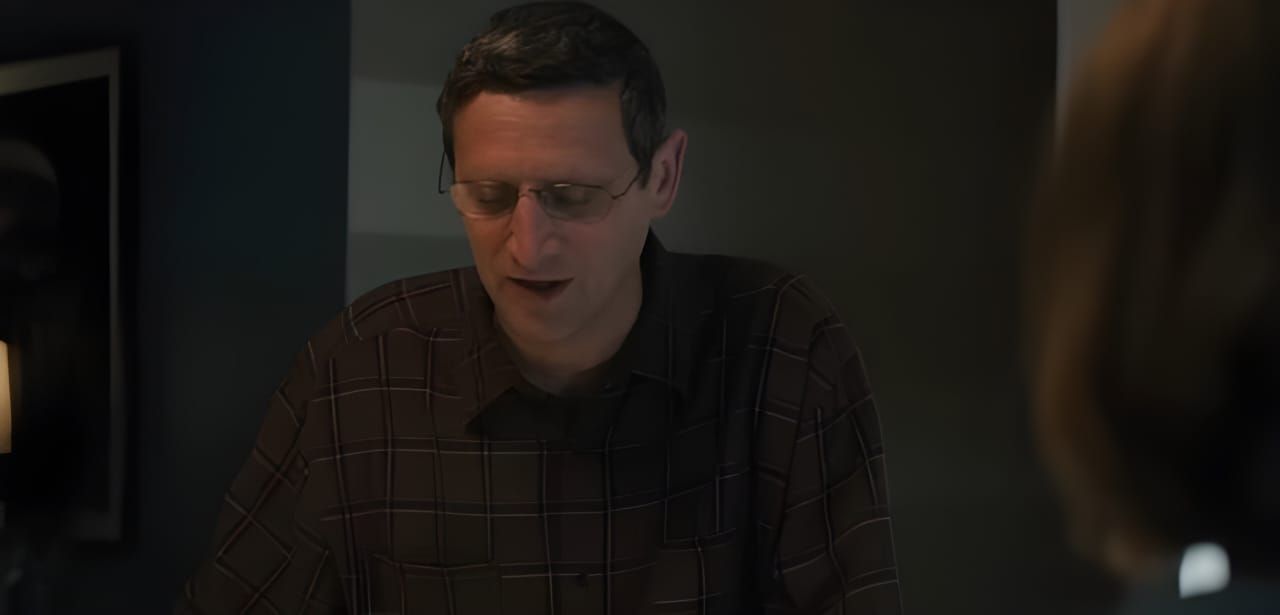 A scene from The Chair Company Episode 4 | Image source: HBO Max on YouTube