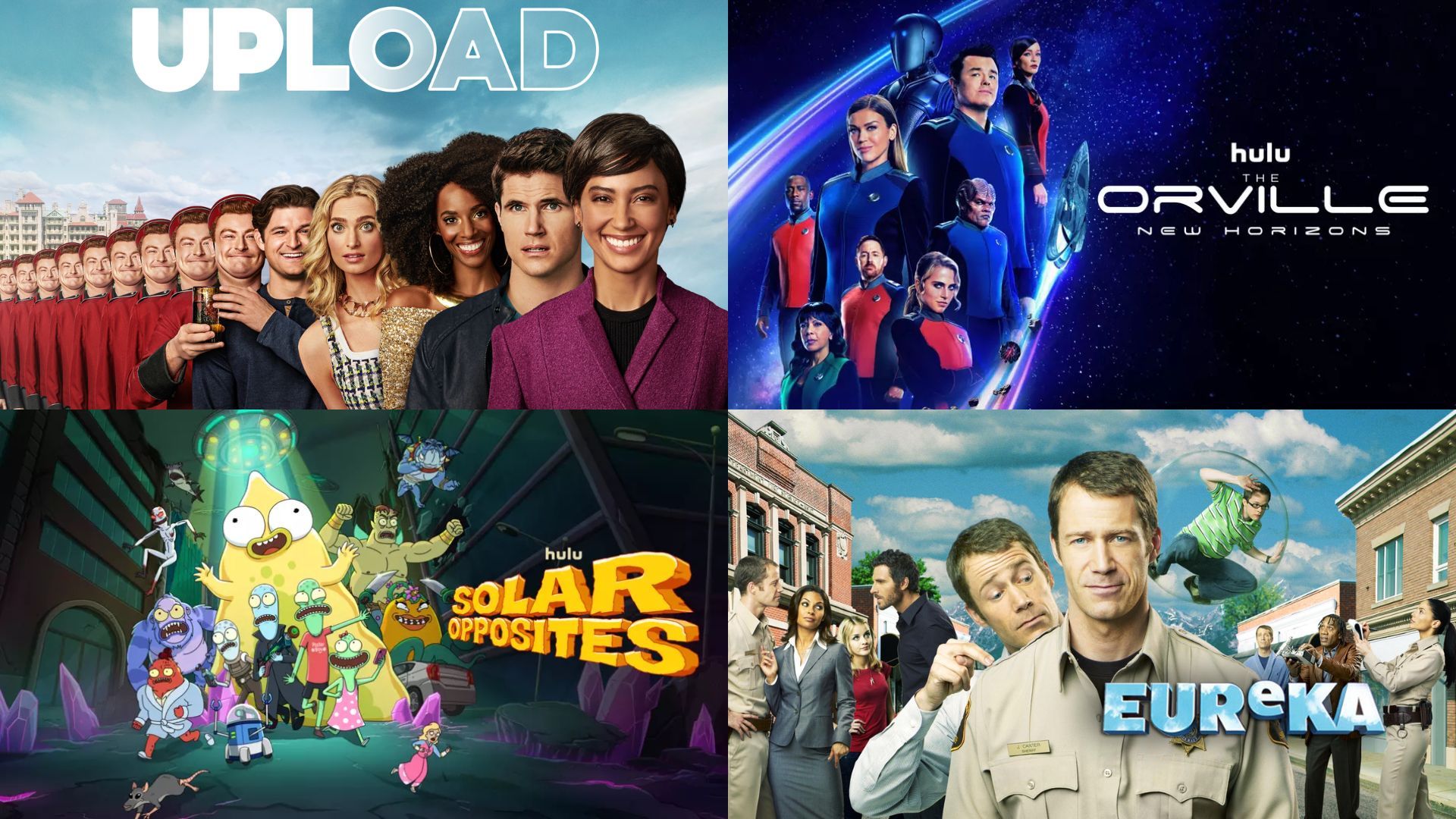 TV shows like Resident Alien | Images via Hulu &amp; Prime Video