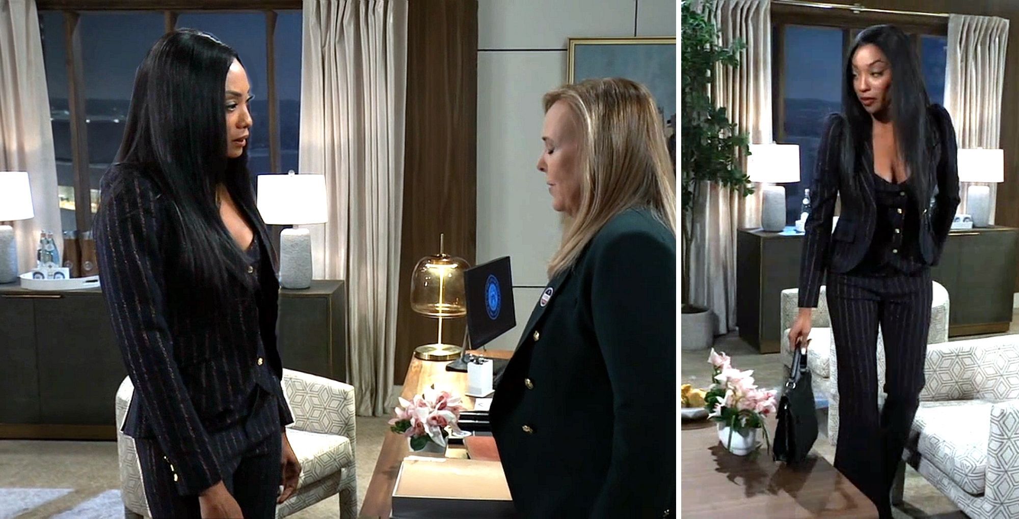 General Hospital&#039;s Jordan and Laura | Image Source: ABC