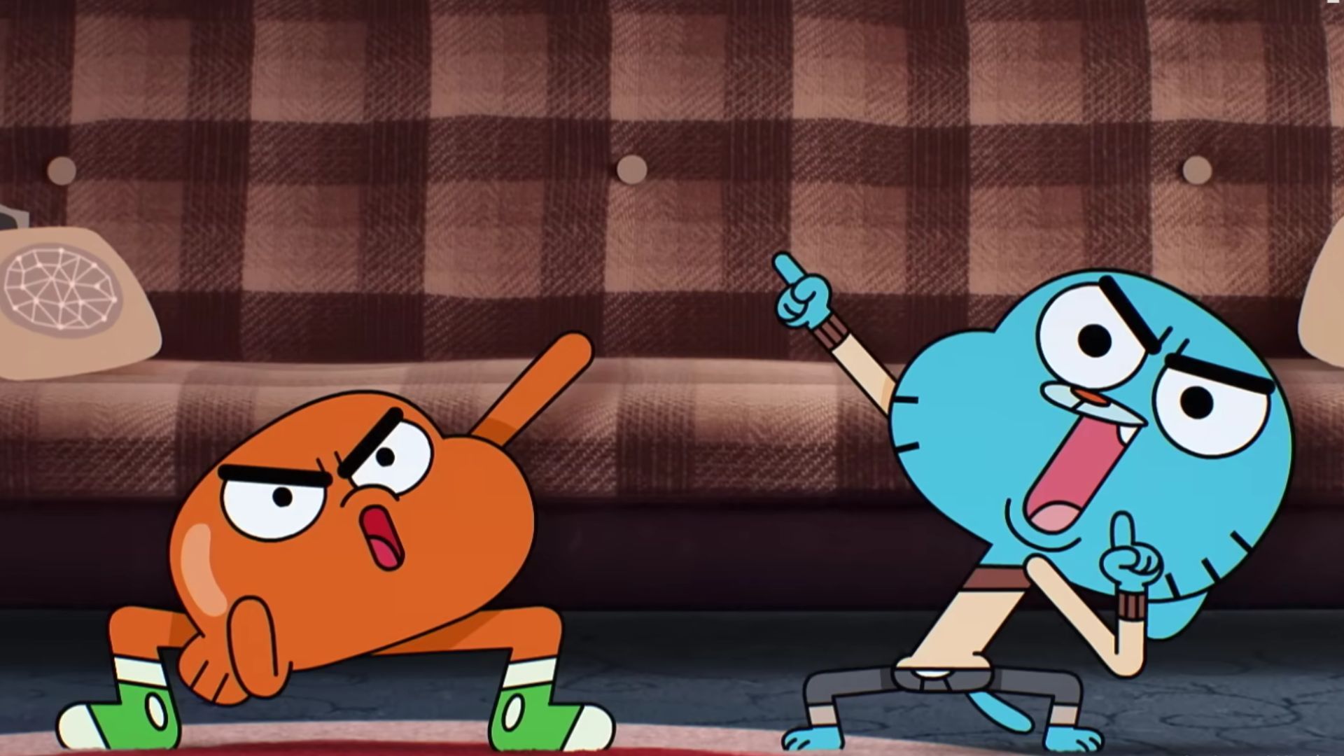 Still from The Wonderfully Weird World of Gumball (Image via Hulu)