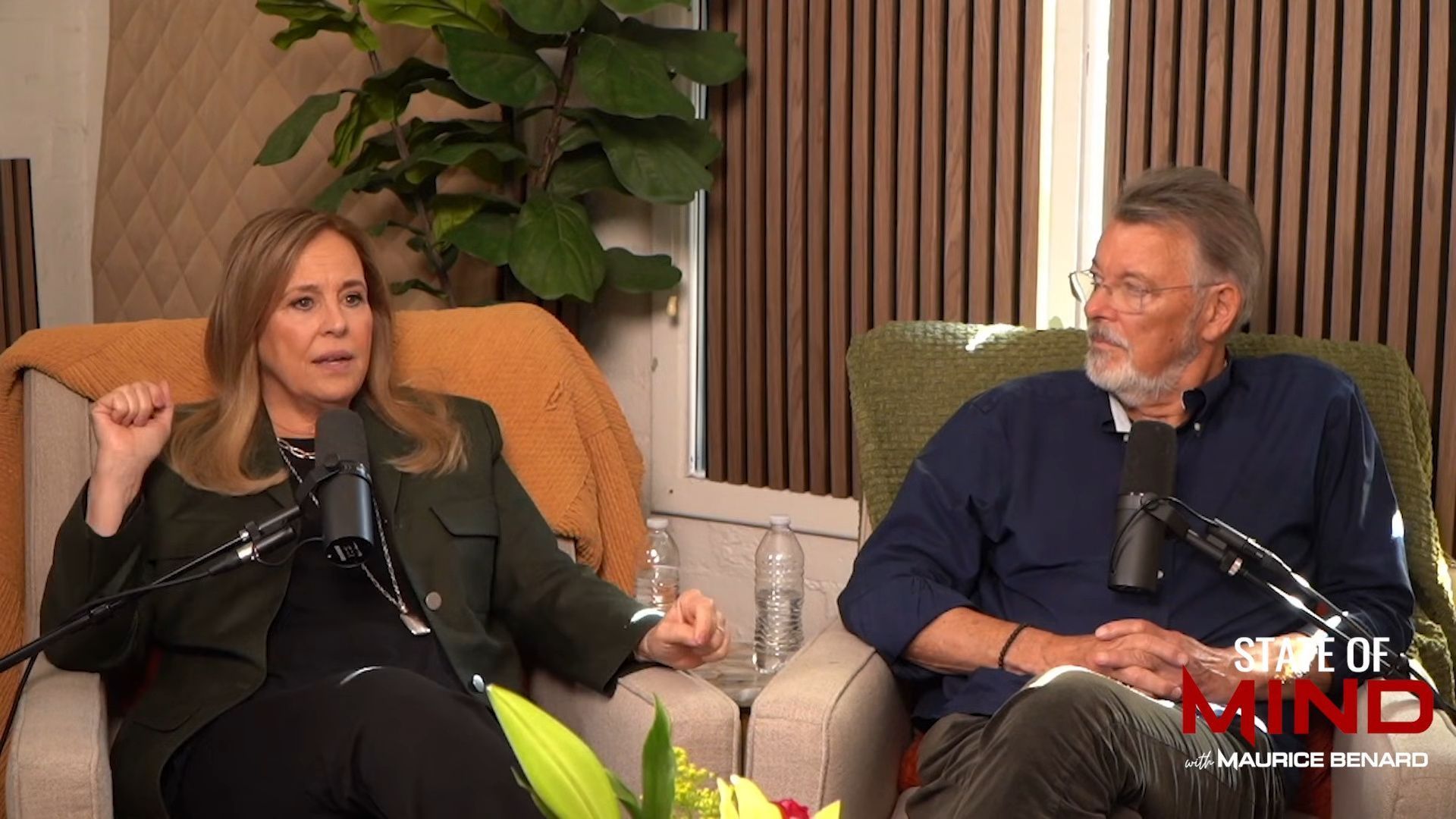 Genie Francis, who plays Laura on General Hospital, appears on State of Mind with her husband, actor/director Jonathan Frakes | Image: State of Mind