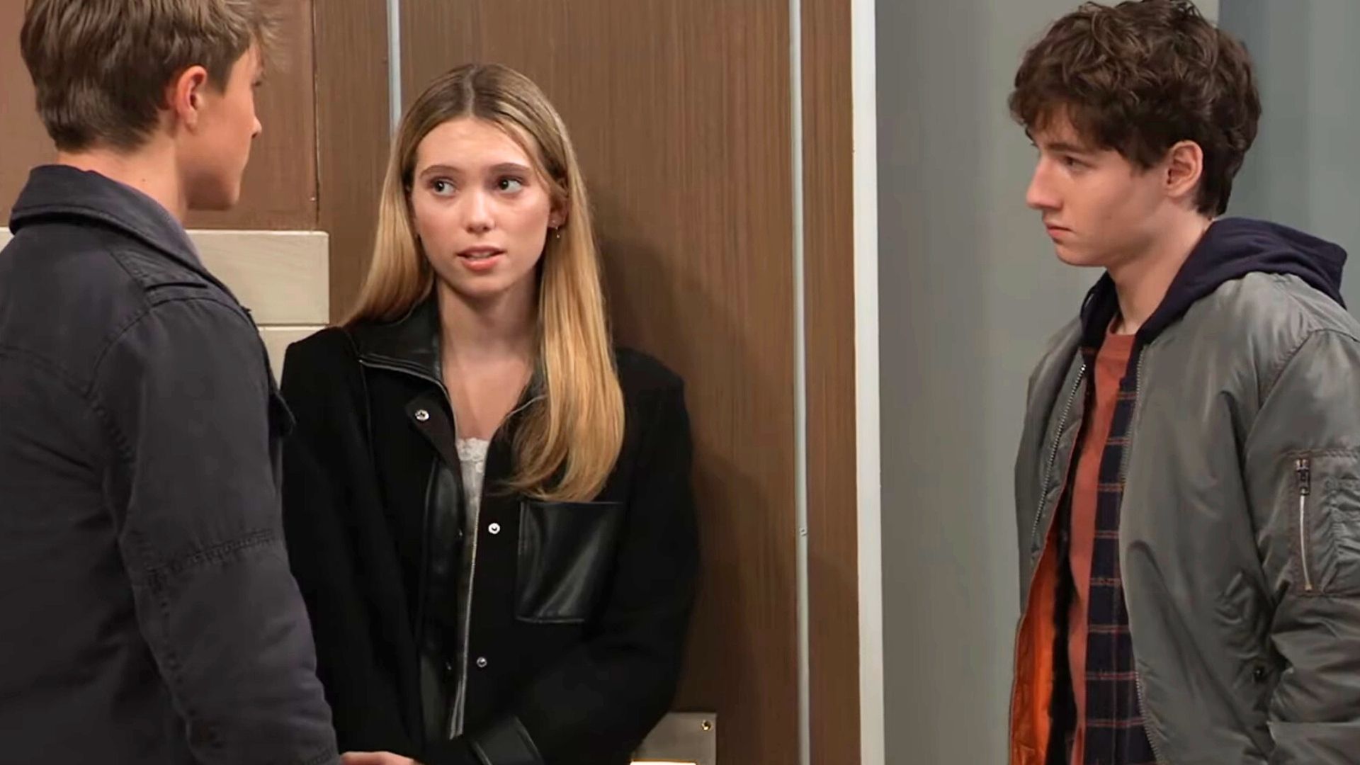Charlotte tells the boys about her plan | Image: ABC