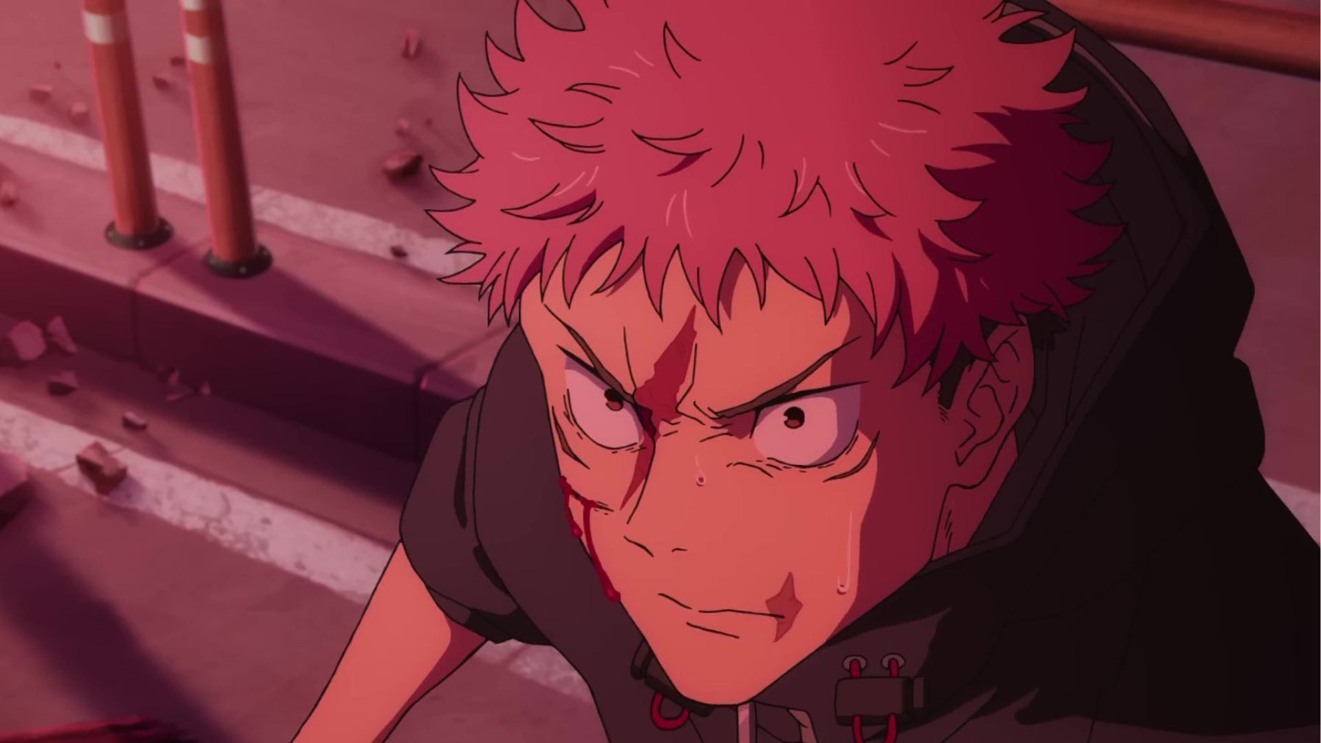 Itadori Yuji, as seen in anime (Image credit: MAPPA Studio)