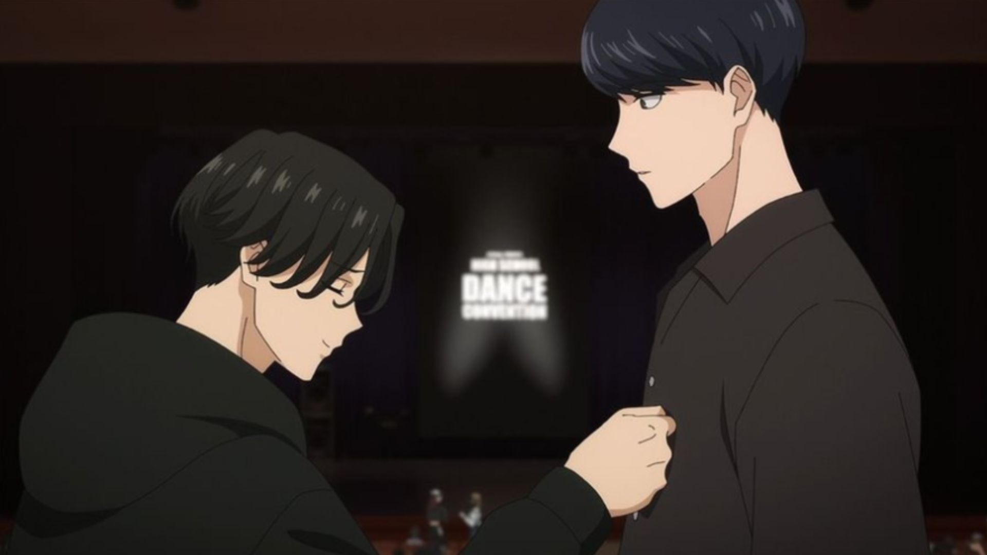 Iori comes to encourage Kaboku (Image Source: Studio Madhouse)