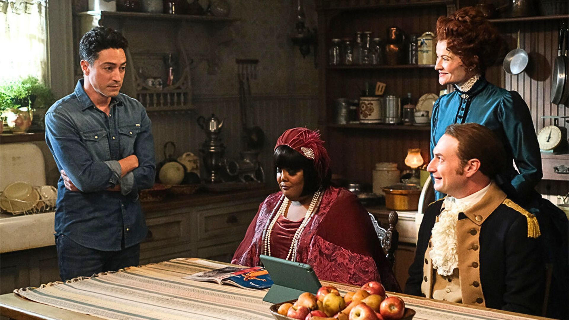 Ghosts Season 5 Episode 6 brought back Kyle for a chaotic Thanksgiving episode (Image via Instagram/@ghostscbs)