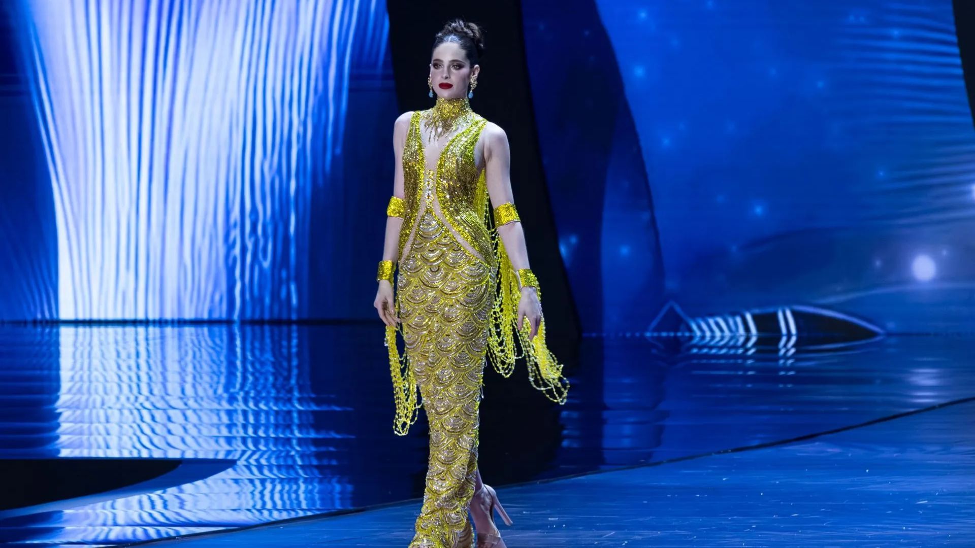 Miss Mexico F&aacute;tima Bosch wins Miss Universe 2025 title (Image via Getty)