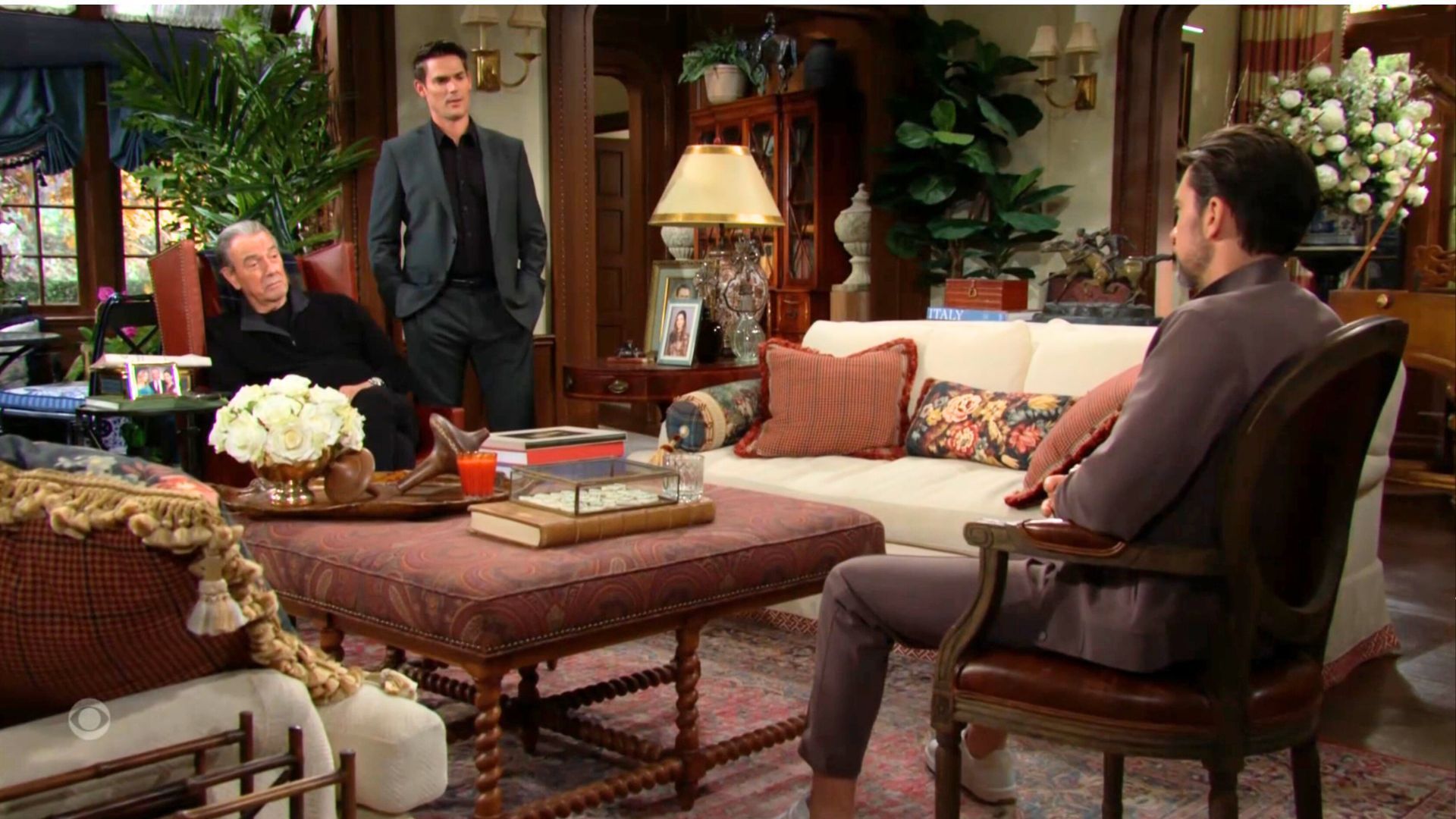 Victor, Adam, and Cane on The Young and the Restless | Image: CBS