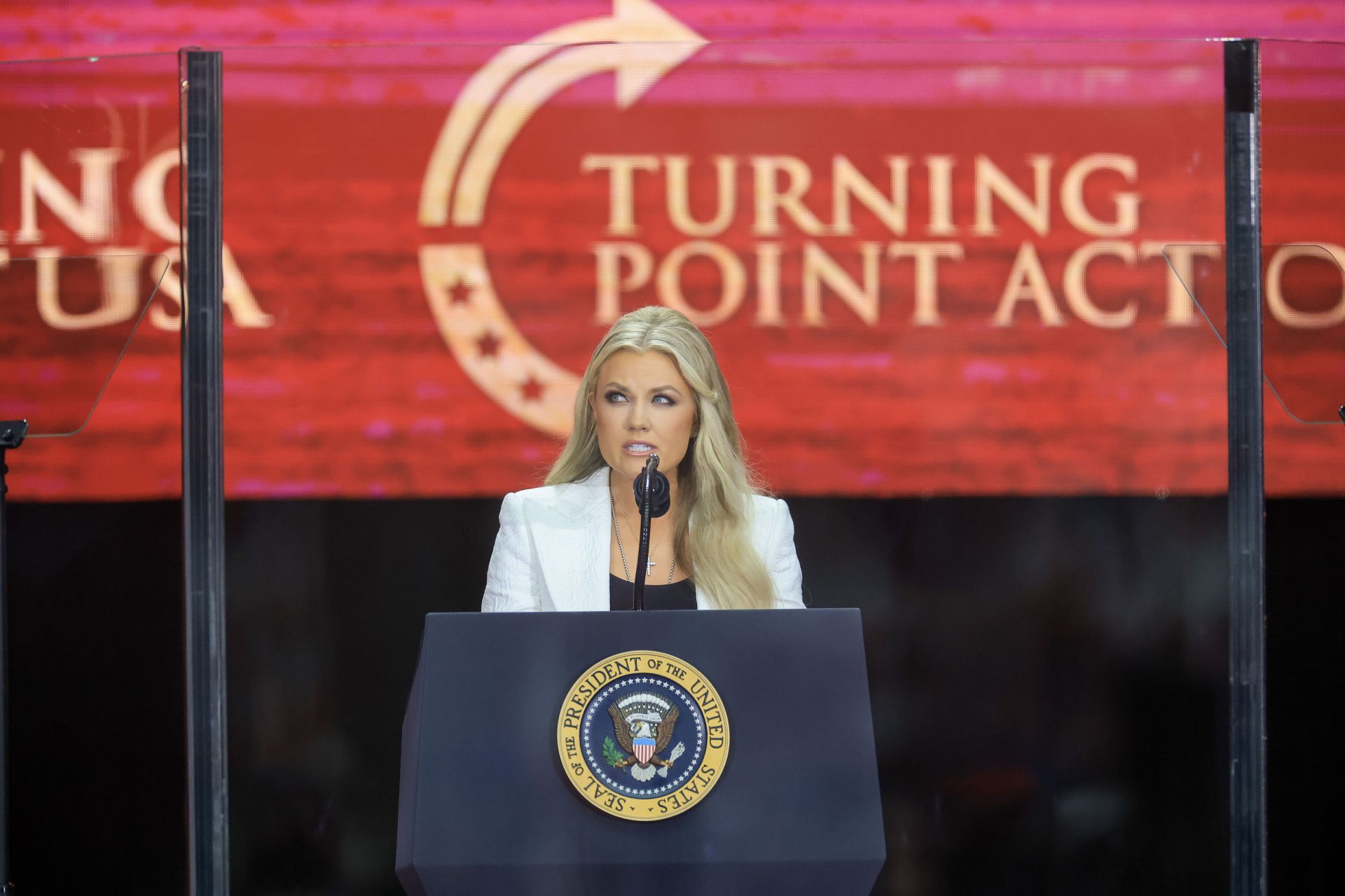 Memorial Service Held For Slain Conservative Activist Charlie Kirk At State Farm Stadium - Source: Getty